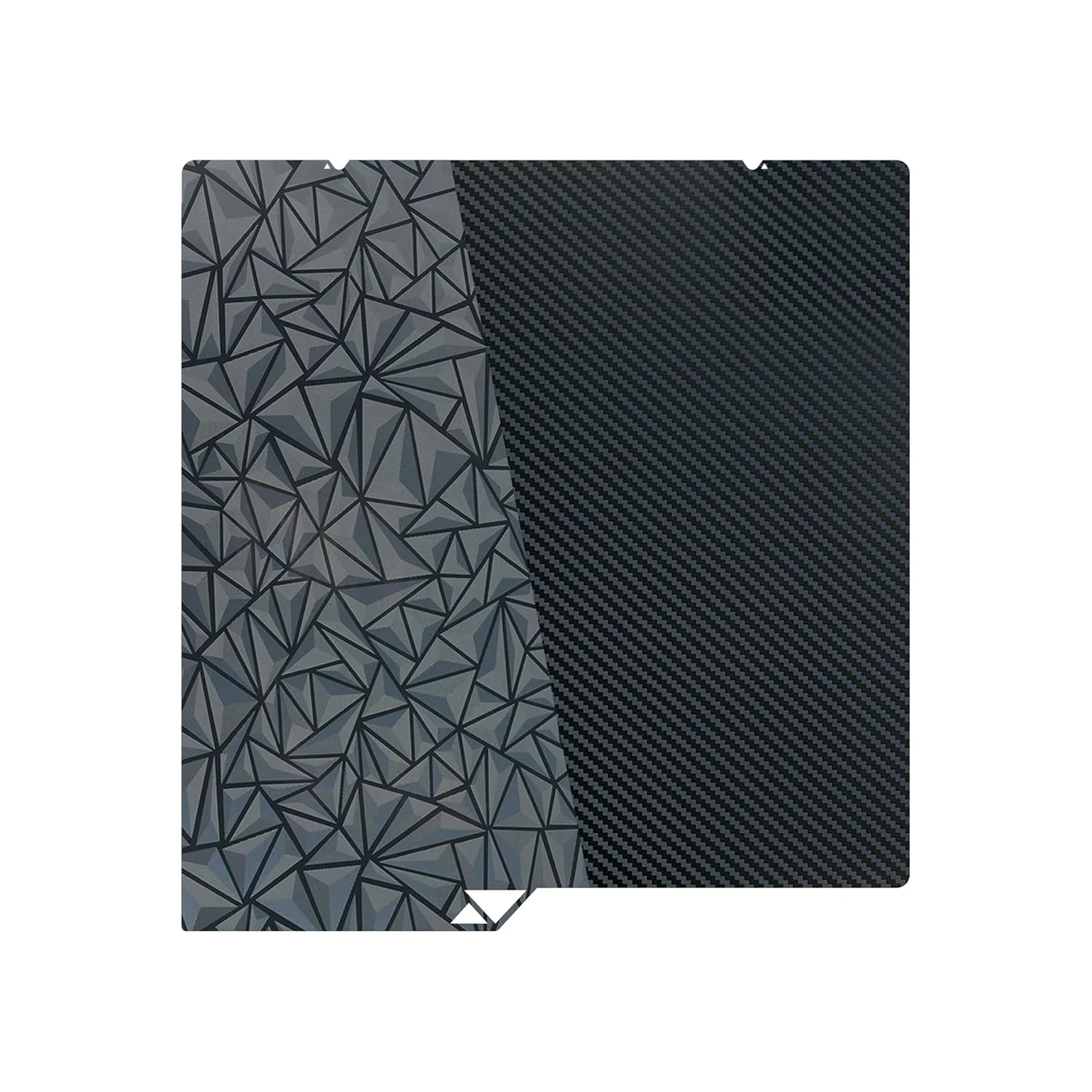 صفحه ساخت PEO PET برای پرینتر سه بعدی Kobra S1 Combo: صفحه ساخت دو طرفه صاف PEO + PET فیبر کربنی، بستر فولادی فنری انعطاف پذیر 264x276 میلی متر سازگار با Anycubic Kobra S1 Combo