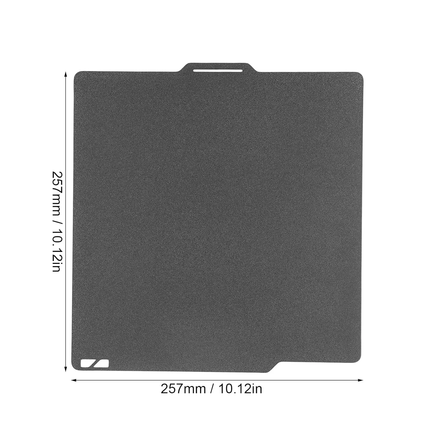 صفحه PEI با بافت دو طرفه، ورق صفحه PEI با بافت دو طرفه، صفحه ساخت فولادی فنری انعطاف پذیر مشکی برای P1P، پلتفرم های چاپگر سه بعدی