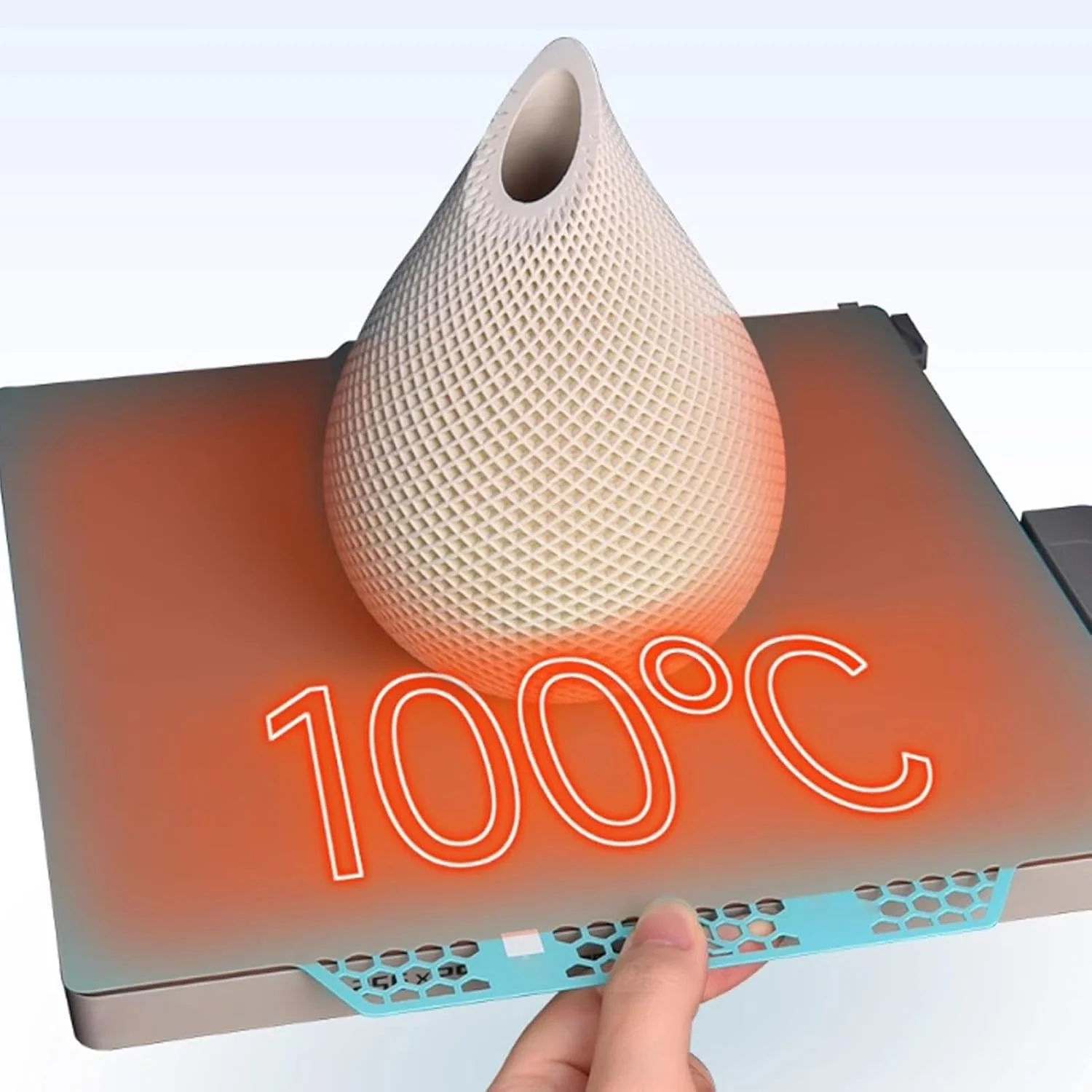 ورق PEI با بافت صاف دو طرفه، صفحه ساخت پرینتر سه بعدی، ورق تخت داغ، ورق های انعطاف پذیر 184x184 میلی متر برای جایگزینی پلتفرم های بستر پرینتر سه بعدی A 1 Mini 1.3 میلی متر