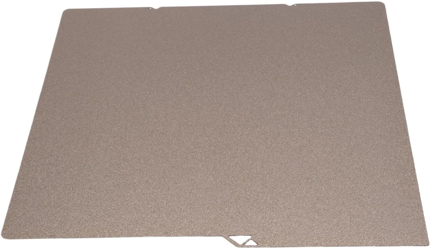 صفحه ساخت PEI دو طرفه بافت‌دار طلایی، بستر گرم شونده انعطاف‌پذیر برای پرینتر سه بعدی Kobra S1 Combo، ابعاد 264x276 میلی‌متر