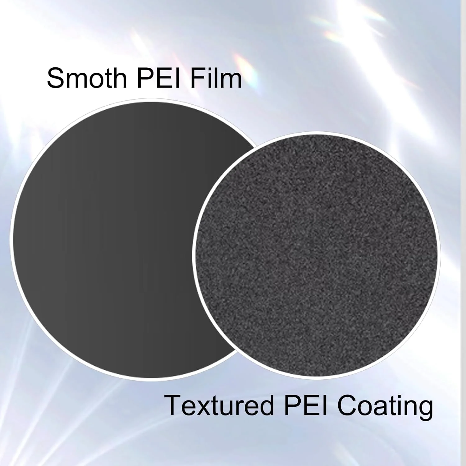 صفحه ساخت پرینتر سه بعدی PEI با بافت صاف برای Bambu Labs X1 X1C X1E P1P P1S A1، صفحه فولادی فنری PEI مشکی، پلتفرم انعطاف پذیر 257x257 میلی متر برای پرینترهای سه بعدی Bambu Lab