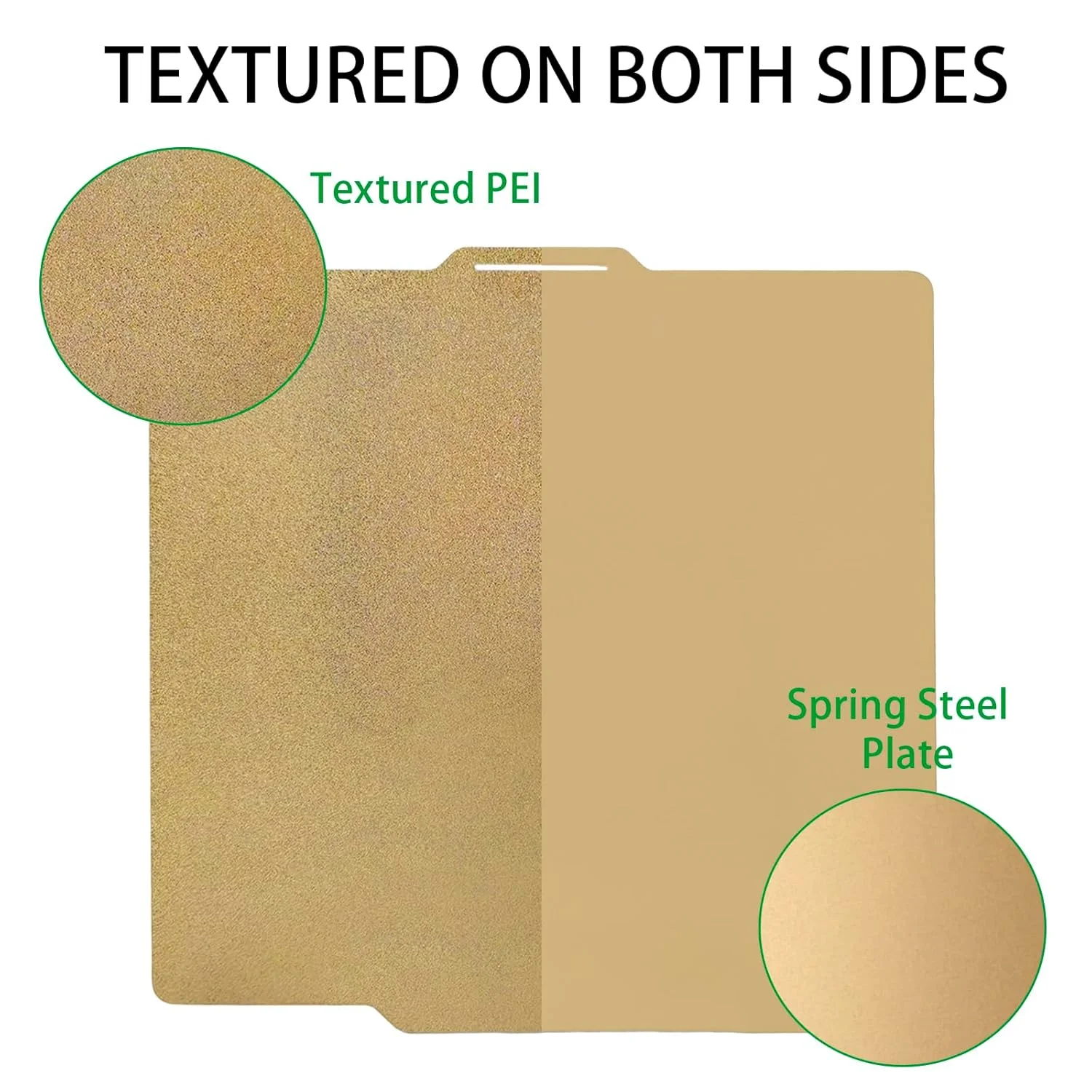 صفحه ساخت مغناطیسی با بافت PEI 0.5 میلی‌متری + PEI صاف، بستر چاپ انعطاف‌پذیر و قابل جدا شدن، پلتفرم 257x257 میلی‌متری، مناسب برای پرینتر سه بعدی Bambu Lab X1C/X1/X1E/P1P/P1S/A1