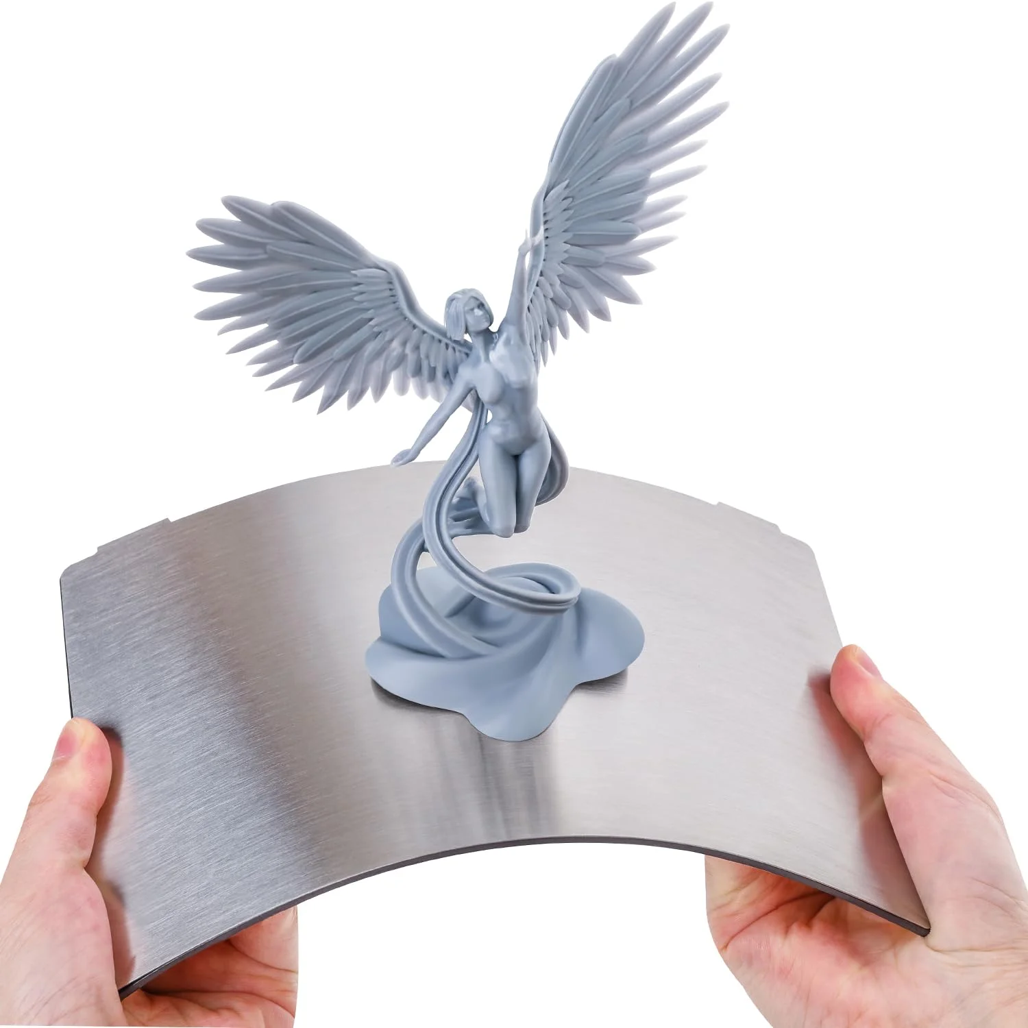 صفحه ساخت انعطاف پذیر پرینتر سه بعدی رزینی Sovol، شامل صفحه فولادی فنری انعطاف پذیر و پلتفرم پایه مغناطیسی مناسب برای Saturn 2 8K/ Saturn 3/ Saturn 3 Ultra/Saturn 4/Saturn 4 Ultra/Saturn 8K، ابعاد 224x129 میلی متر (دو عدد)