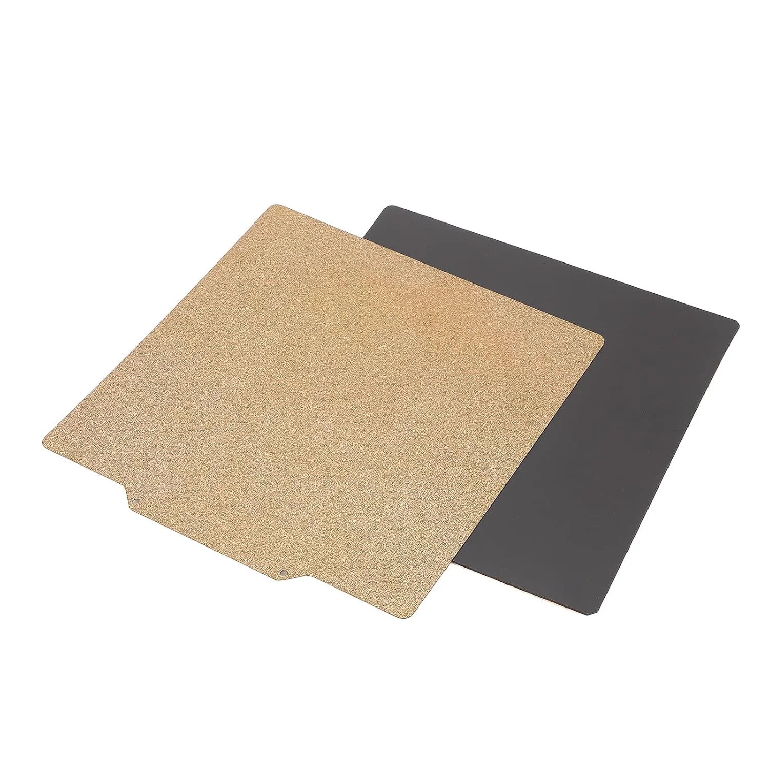 صفحه ساخت مغناطیسی PEI ابعاد 200x200 میلی‌متر برای پرینتر سه بعدی، ورق فولادی فنری انعطاف پذیر چسبی دو طرفه بافت دار رنگ شده پودری بستر گرم شونده