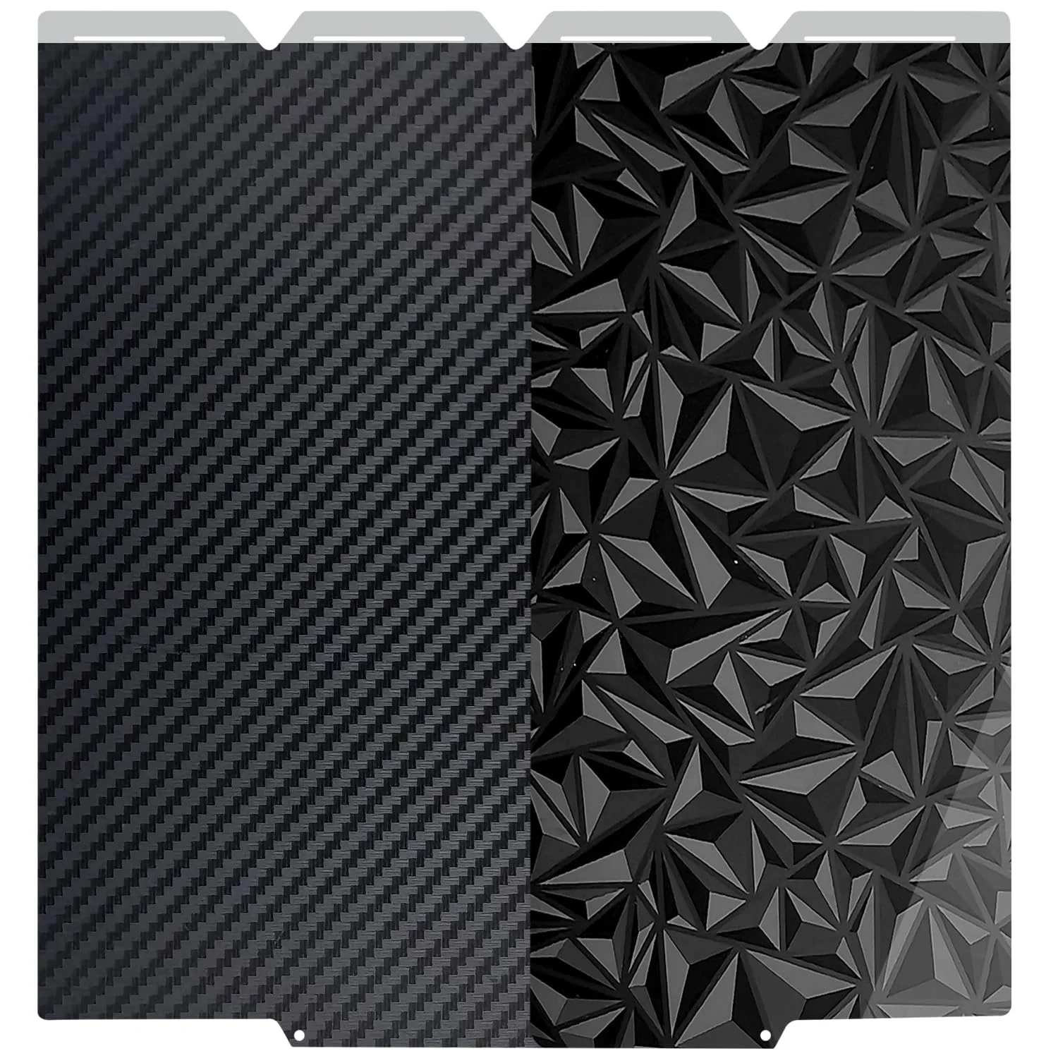 صفحه ساخت ارتقا یافته برای Snapmker U1، ورق فیبر کربنی PEO PET، بستر چاپ دو طرفه، صفحه فولادی فنری انعطاف پذیر برای لوازم جانبی چاپگر سه بعدی Snapmker