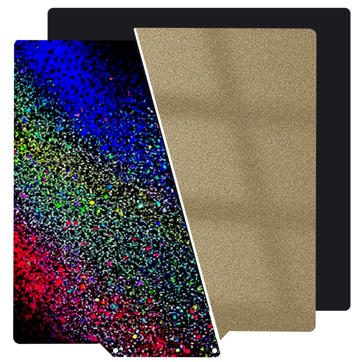 صفحه ساخت ارتقا یافته 300x300 میلی‌متری PEI، تخت چاپ انعطاف پذیر فولادی فنری صاف/بافت‌دار با پایه مغناطیسی برای پرینتر سه بعدی TAZ Pro, TAZ 2/3/4/5/6, Anet A8 Plus.