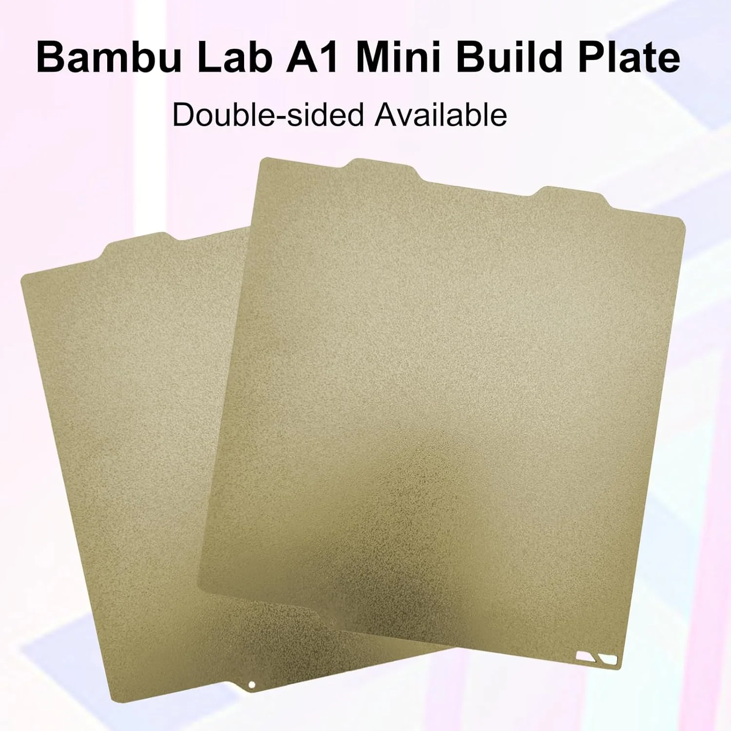 صفحه ساخت پرینتر سه بعدی PEI با بافت دو طرفه اصلی Sifrothy، صفحه فولادی فنری 184x184 میلی متر برای پرینتر سه بعدی Bambu Lab A1 Mini، ورق PEI با چسبندگی فوق العاده قوی