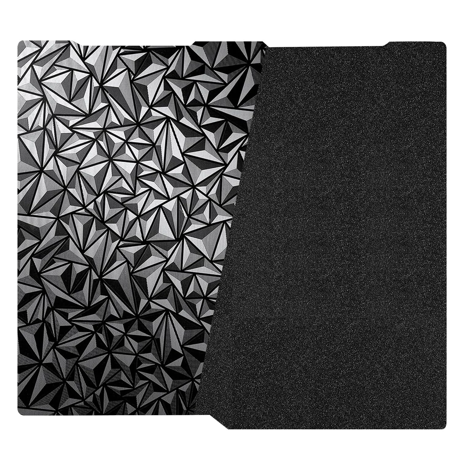 صفحه ساخت 256x268 میلی‌متری برای Kobra 3 Combo/Kobra 3 V2 Combo، ورق ساخت بافت‌دار مشکی PEI + پلتفرم چاپ الماسی PEO، صفحه فولادی فنری بستر گرم شونده برای پرینتر سه بعدی Anycubic