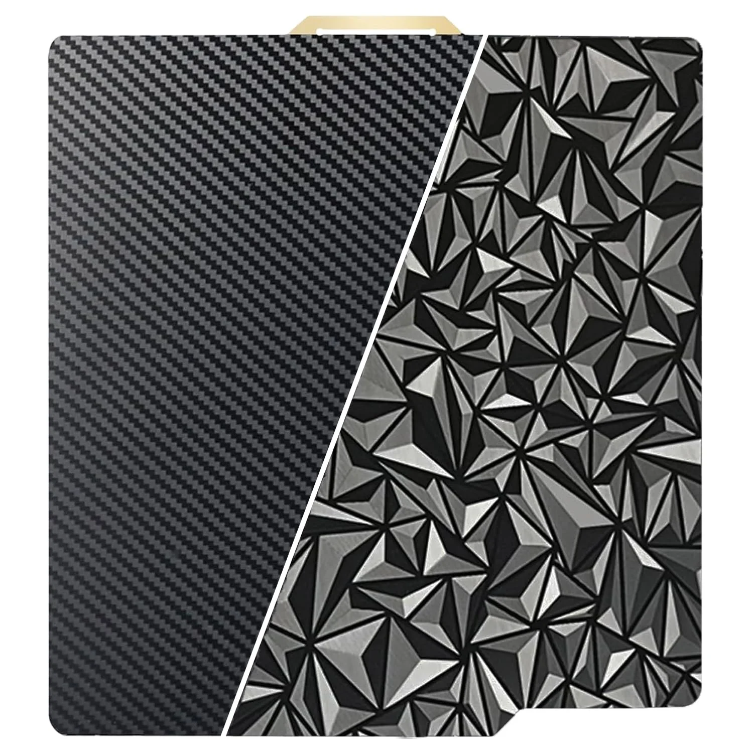 صفحه ساخت پرینتر سه بعدی PEO PET Bambu Labs مناسب برای Bambu Lab X1C/X1/X1E/P1P/P1S/A1، صفحه فولادی فنری PET فیبر کربنی + PEO الماسی 257x257mm انعطاف پذیر Bambu A1