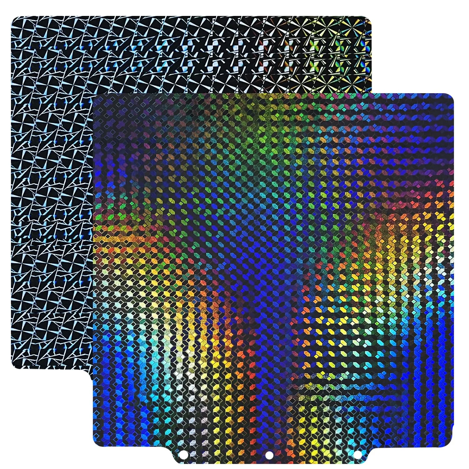 صفحه ساخت برای Adventurer 5M/5M Pro/AD5X 235x235 میلی متر، صفحه فولادی فنری، صفحه دو طرفه، پلتفرم صاف H1H، بستر گرم شونده قابل جابجایی برای پرینتر سه بعدی فلش فورج (Kaleidoscope+Dazzle)