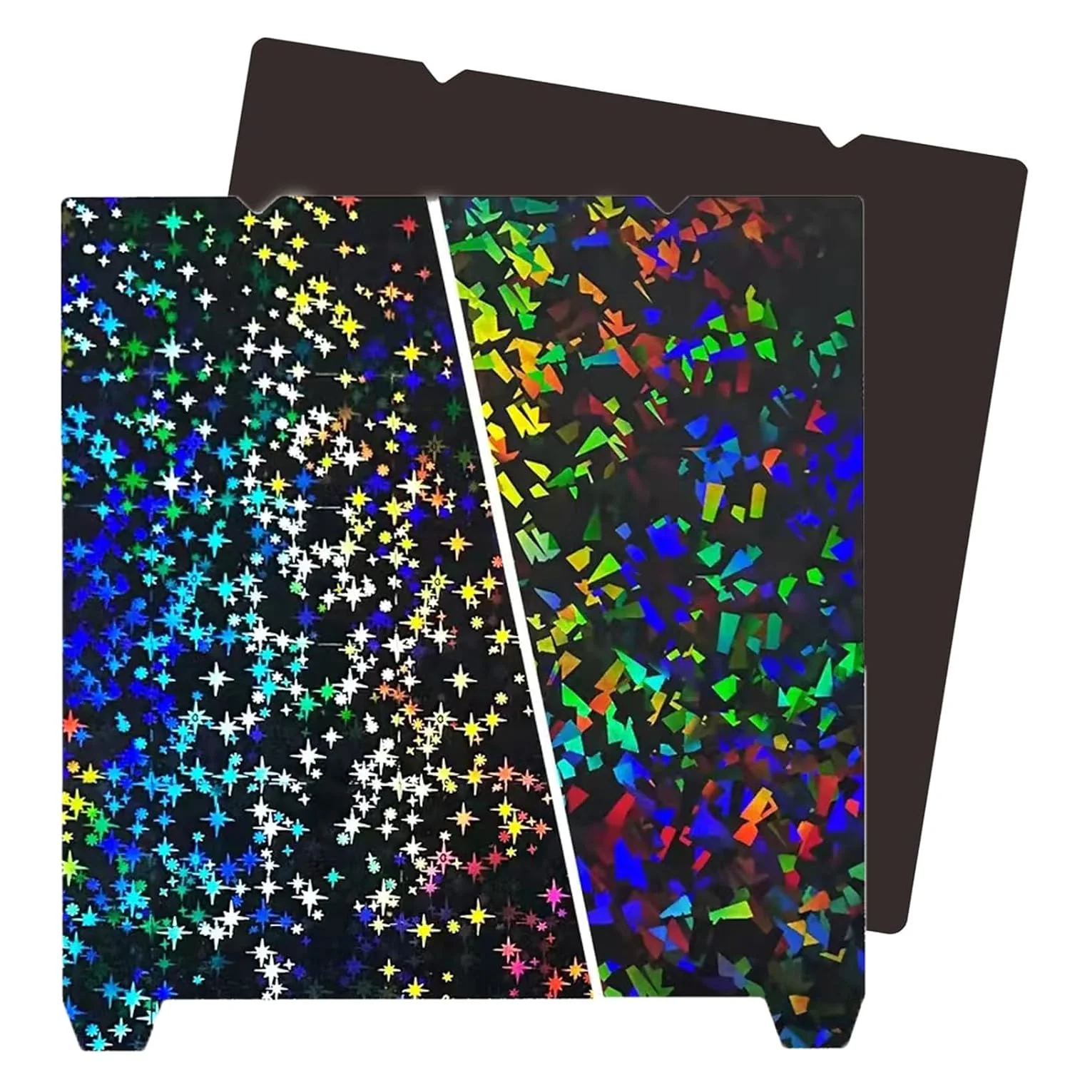 صفحه ساخت صاف K1 K1C با پایه برچسب مغناطیسی (PEF رنگین کمانی + PEY کهکشانی)، پلتفرم چاپگر سه بعدی برای Creality K1/ K1C/Ender-3 S1/Ender 5 S1/Ender 3 S1 Pro/Ender V3 KE/Ender3 V3 SE