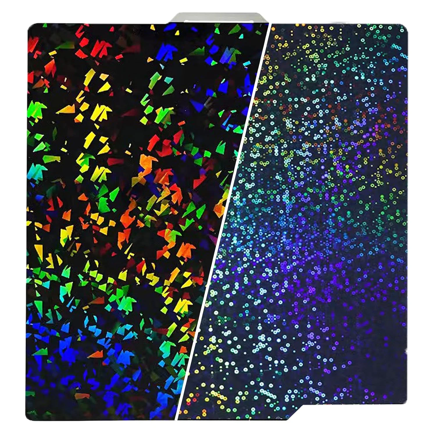 صفحه ساخت PEF+دایره PEK رنگین کمانی برای Bambu Labs X1 X1C X1E P1P P1S A1، صفحه فولادی فنری PEI مشکی پلتفرم انعطاف پذیر 257x257 میلی متر برای پرینترهای سه بعدی Bambu Lab