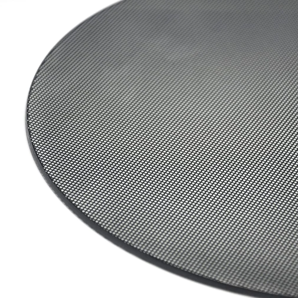 صفحه گرد شیشه ای حرارتی با چسبندگی قوی، قطر 200 میلی متر و ضخامت 3 میلی متر، مناسب برای صفحه داغ پرینتر سه بعدی Kossel Delta