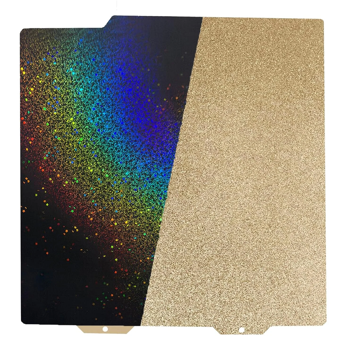 صفحه ساخت EY PEI برای Bambu lab AI Mini 184mm X 184mm، صفحه PEI با بافت و PEY ستاره ای رنگارنگ و صاف، پلتفرم انعطاف پذیر فولادی فنری