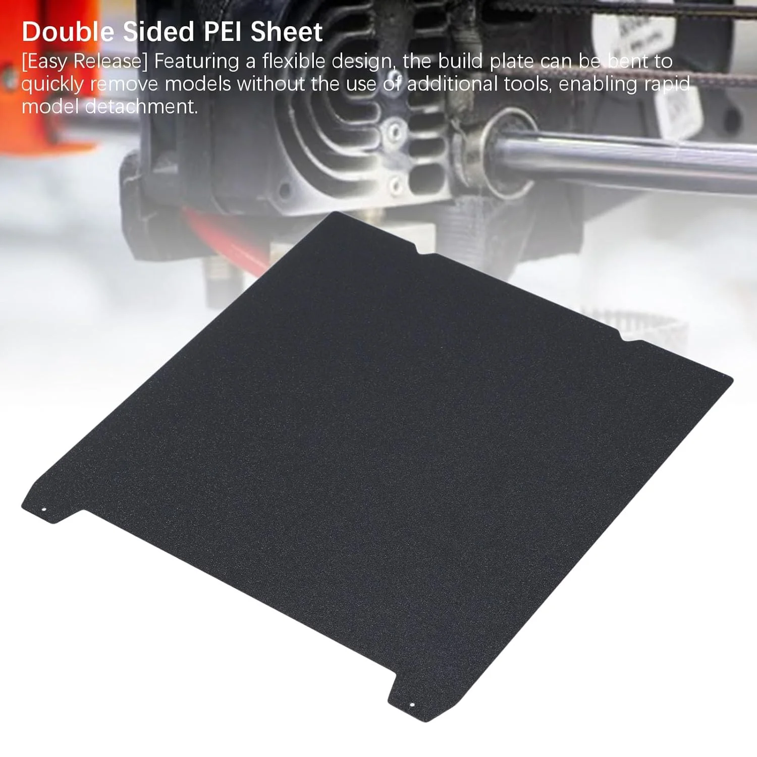صفحه ساخت دو طرفه PEI ریسپکتیفینم 235x235 میلی‌متر، پلتفرم پرینتر سه بعدی با سوراخ موقعیت یابی پیچ برای Ender 3 S1 S1 Pro V3 KE SE K1C K1 Ender 5 S1 با ارائه چسبندگی بیشتر