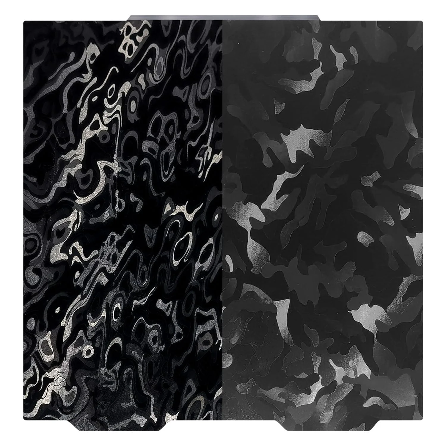 صفحه ساخت پرینتر سه بعدی Prusa XL، ورق فولادی فنری PEF PED صاف - صفحه چاپ دو طرفه 365x365 میلی متر، سطح بستر حرارتی قابل جابجایی انعطاف پذیر برای لوازم جانبی چاپگر سه بعدی فیلامنت PLA PETG