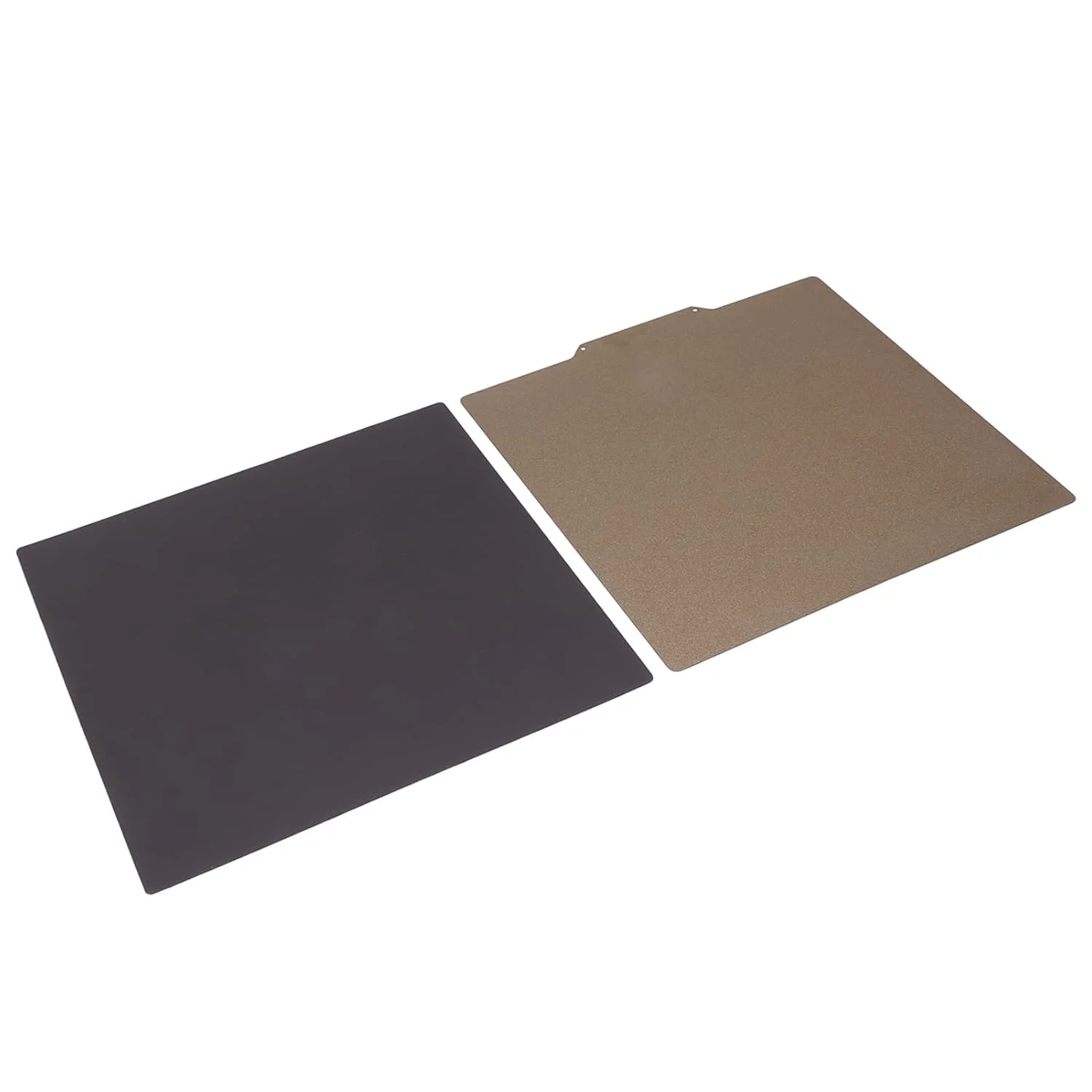 صفحه ساخت فولادی فنری پرینتر سه بعدی، دو طرفه، پودر پاشی PEI، مغناطیسی 255x255 میلی متر