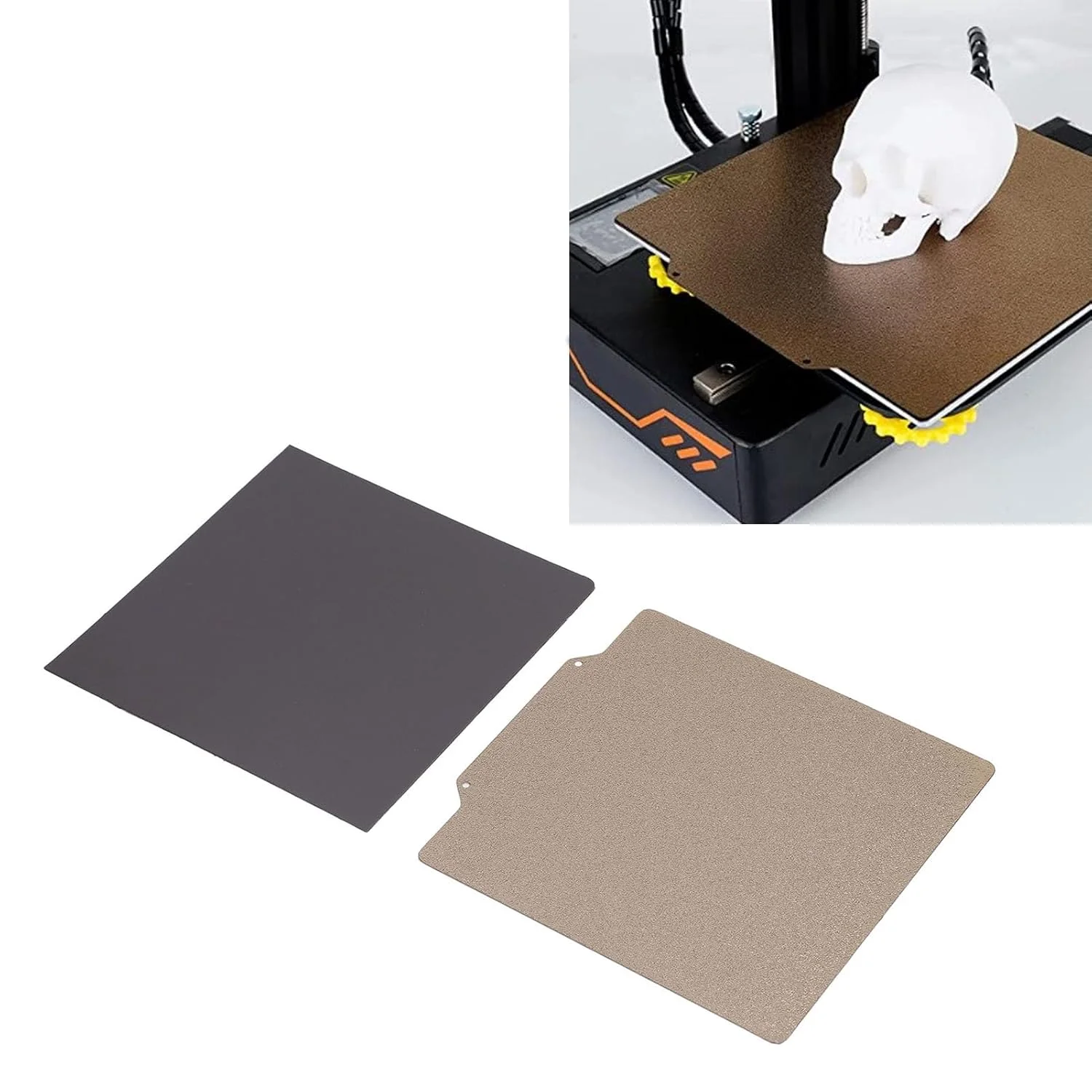 صفحه ساخت چاپ، پلتفرم چاپگر سه بعدی انعطاف پذیر، صفحه فولادی فنری با دمای بالا برای ورون 165x165 میلی متر