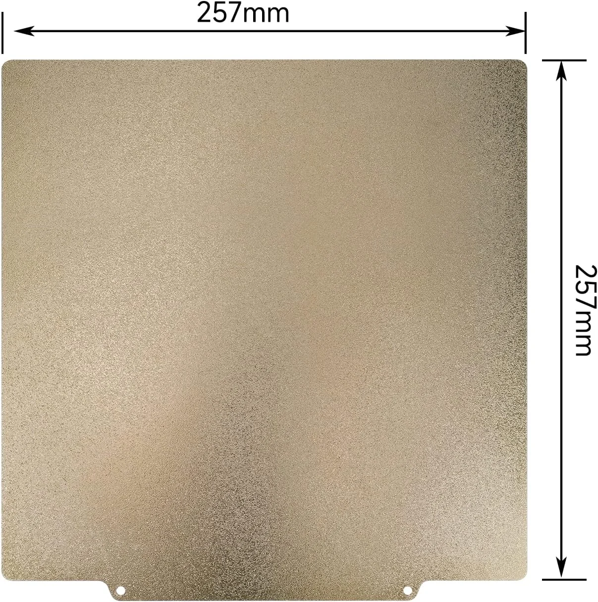 صفحه ساخت PEI چاپ سه بعدی، بستر چاپ انعطاف پذیر دو طرفه 257x257 میلی متر صفحه مغناطیسی
