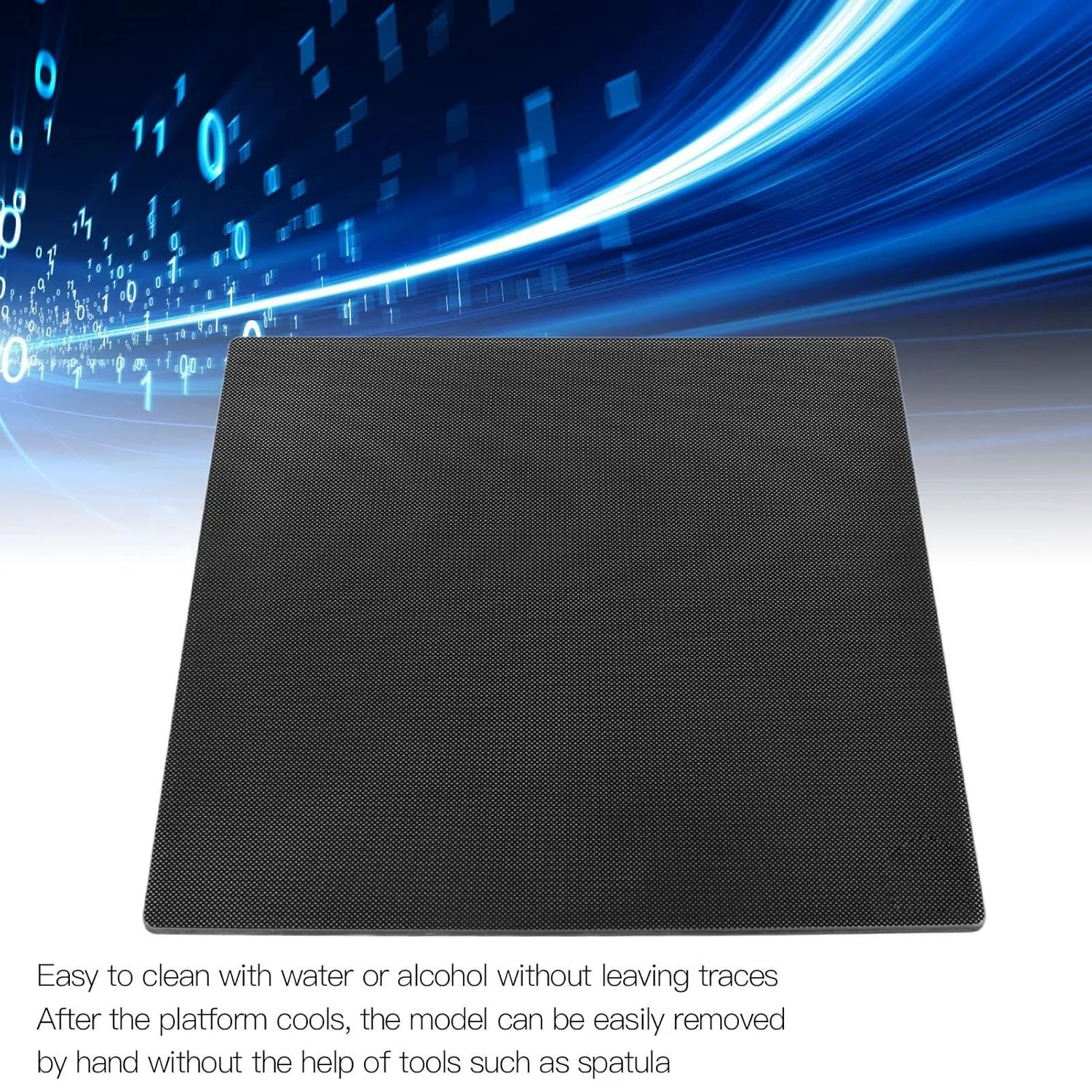 صفحه شیشه ای تخت پرینتر سه بعدی 220 × 220 × 4 میلی متر، صفحه ساخت شیشه ای حرارت دیده برای پرینتر سه بعدی