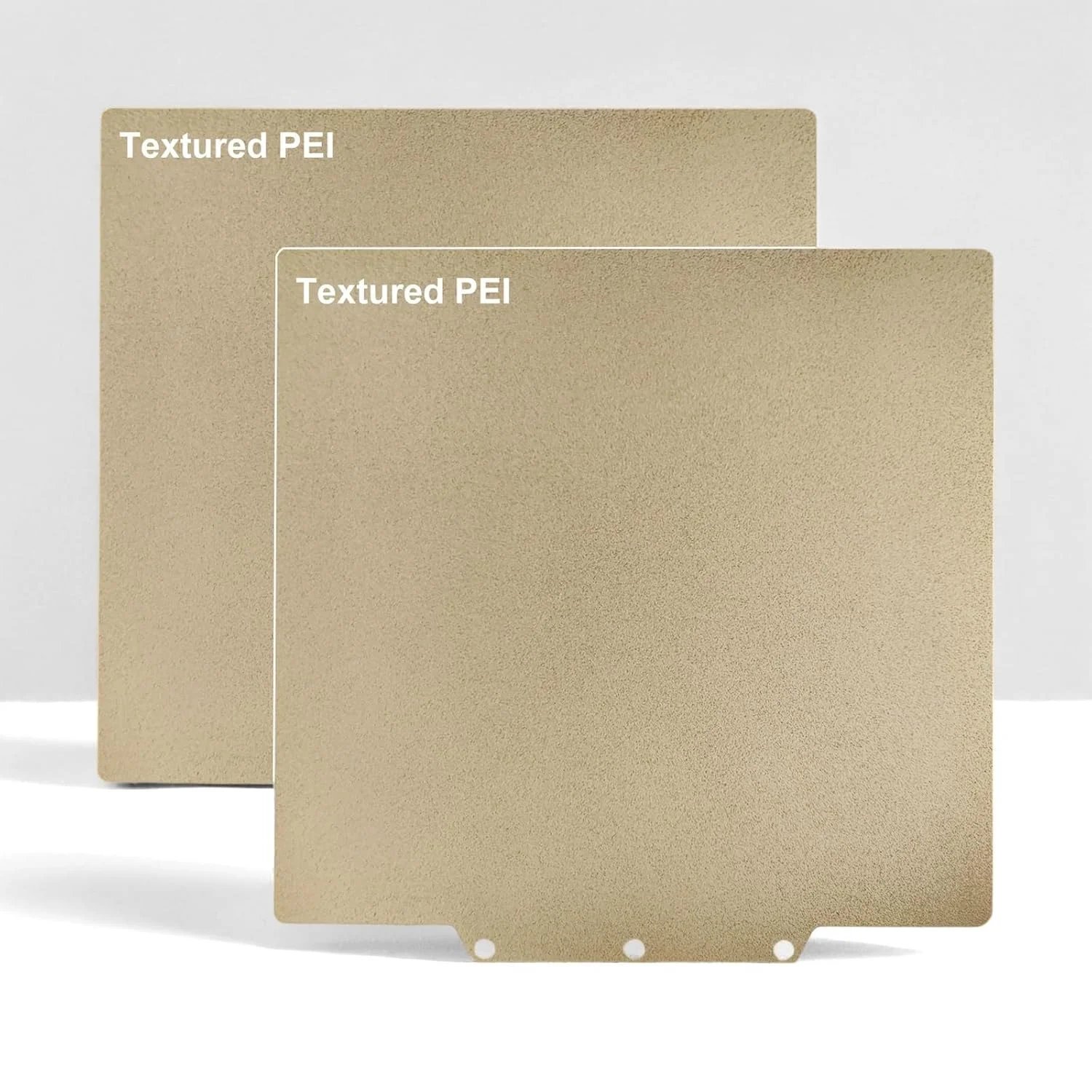 صفحه ساخت دو طرفه PEI پرینتر سه بعدی 235x235 میلی متر برای Adventuer 5M/ AD5M Pro، ورق فولادی فنری PEI بافت دار، پلتفرم PEI بافت دار دو طرفه برای Adventurer 5M/5M Pro/AD5X