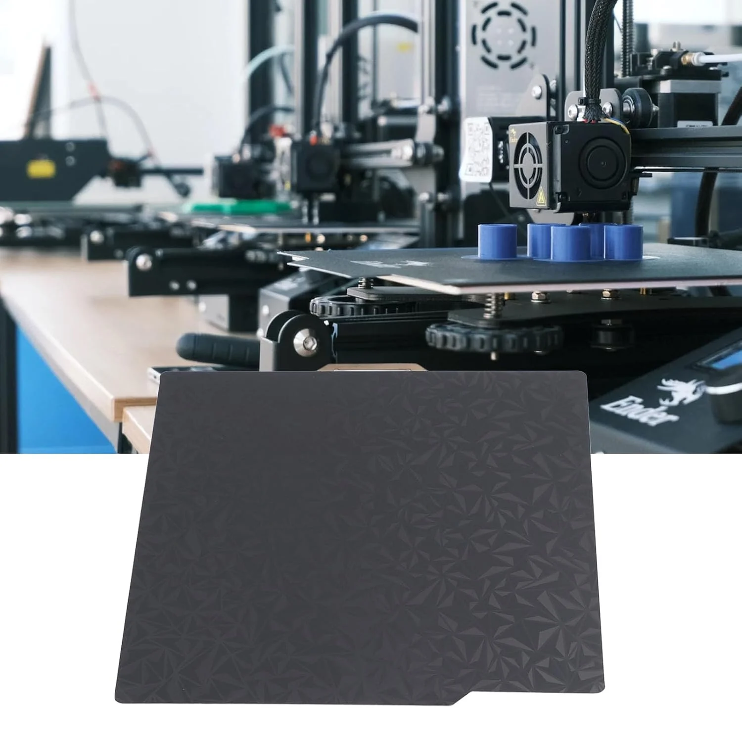 صفحه ساخت پرینتر سه بعدی PEI PEO دو طرفه انعطاف پذیر سکوی فولادی فنری Bambu X1 X1C P1P