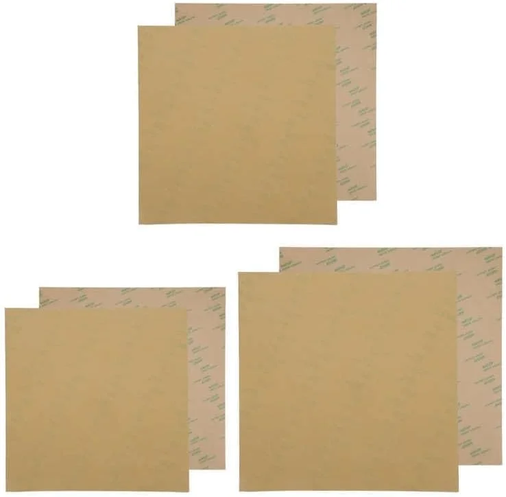 صفحات ساخت پلی پروپیلن فیلم پلی اترایمید PEI پنبه ای در 3 سایز برای پلتفرم چاپگر سه بعدی، جدا سازی آسان، چسبندگی خوب (رنگ: 220X220mm)