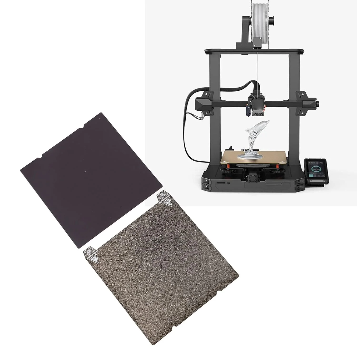 صفحه ساخت پرینتر سه بعدی، کیت صفحه گرم شونده آلومینیومی پرینتر سه بعدی 235x235 میلی متر، صفحه گرم شونده 24 ولت 280 وات مناسب برای K1 و K1c