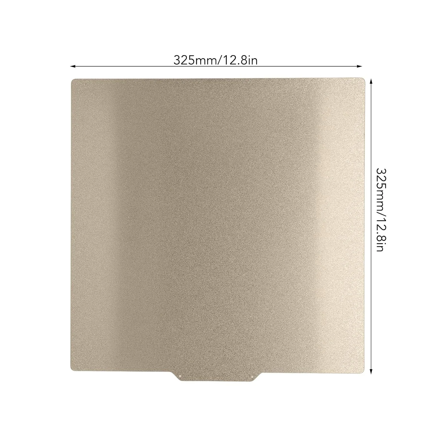 صفحه ساخت پرینتر سه بعدی LiebeWH، ورق PEI دو طرفه با پوشش PEI، صفحه فولادی فنری انعطاف پذیر 325x325 میلی متر، بستر پرینتر سه بعدی برای QIDI X MAX3، LiebeWHk8x3cth5z0