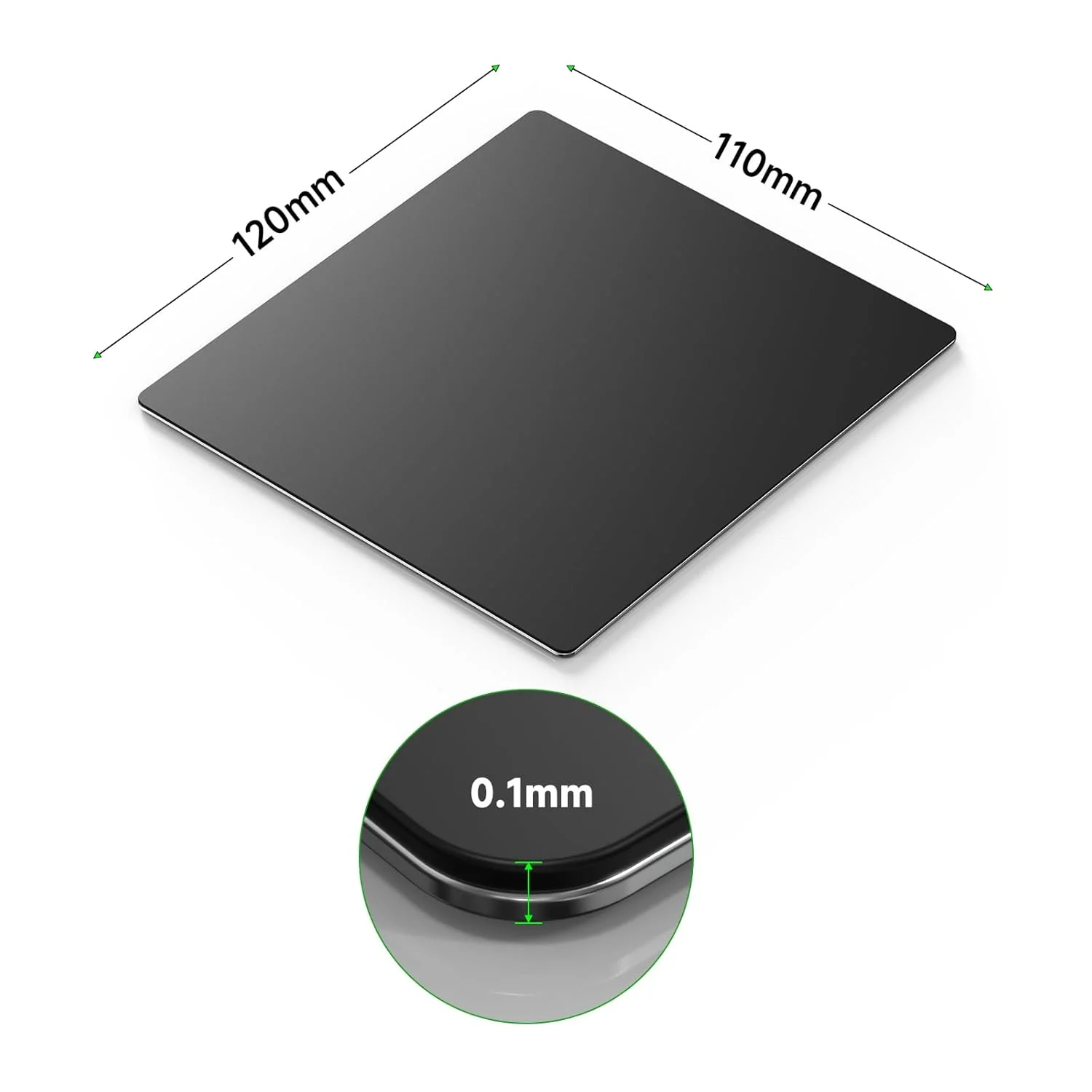 صفحه پرینتر برای پرینتر سه بعدی Tina2S V6/V8/V10/V12، ساخته شده از فولاد فنری برای عملکرد گرمایشی و افزایش چسبندگی مدل و بهبود نرخ موفقیت چاپ