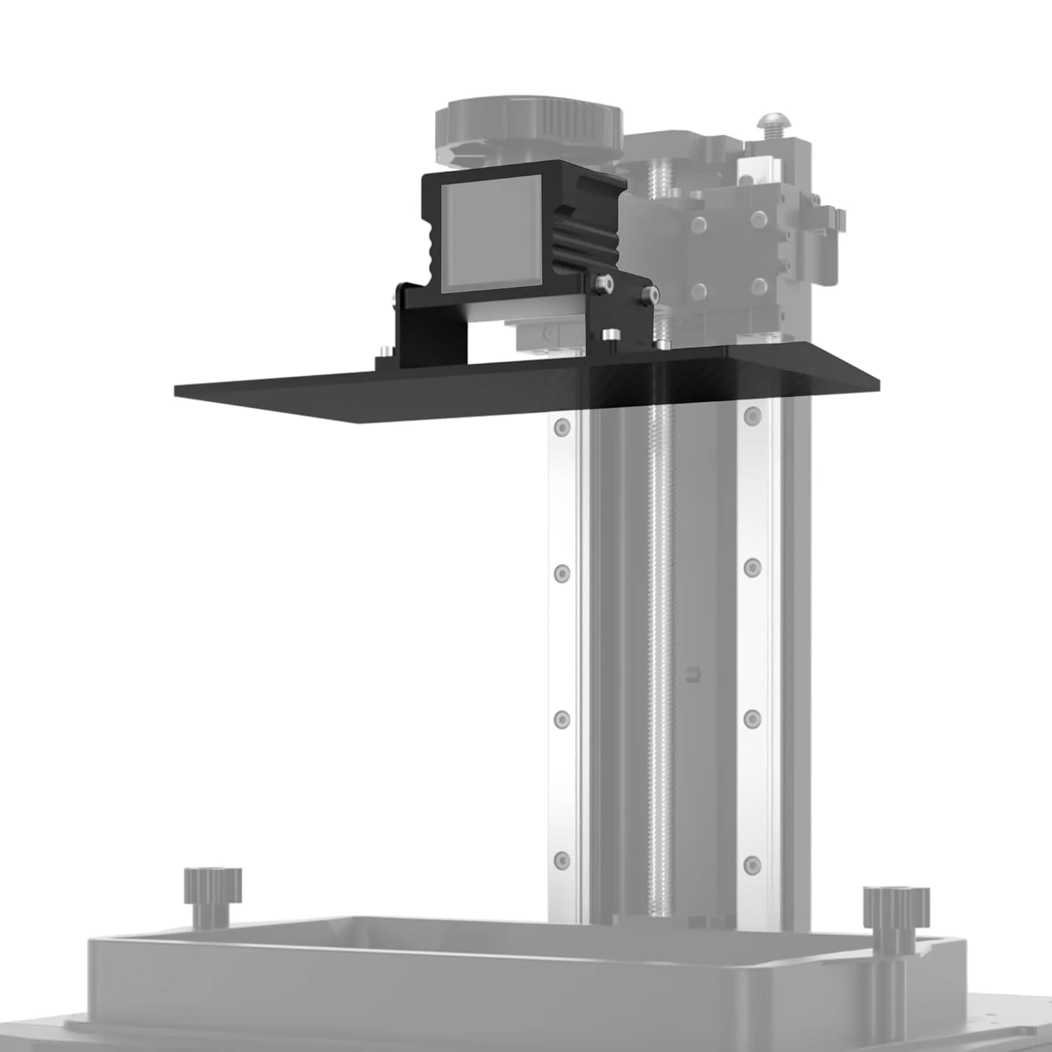 صفحه ساخت 10 اینچی Phrozen برای پرینتر سه بعدی LCD Sonic Mighty Revo، رنگ نقره ای، جنس تمام آلومینیوم، سطح برش لیزری مات