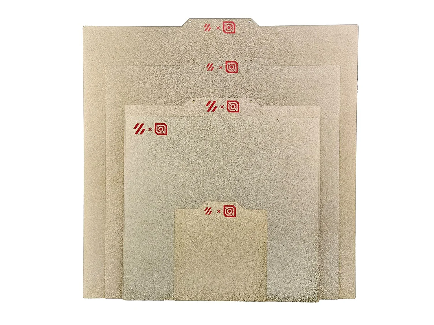 صفحه فولادی فنری با روکش پودری PEI بافت‌دار دو طرفه پرینتر سه بعدی LDO Voron (305mm x 305mm، بدون صفحه مغناطیسی)