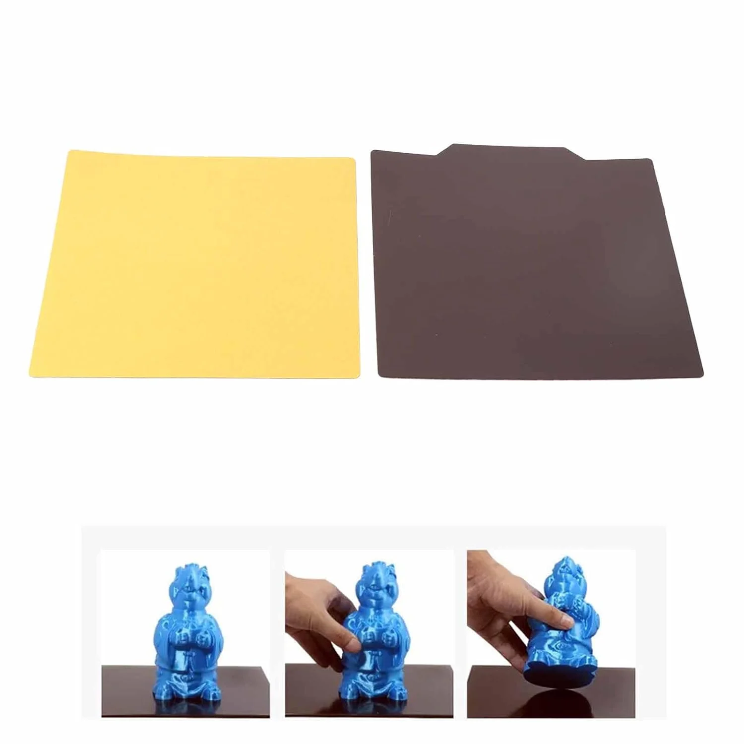 برچسب بستر گرم، 15x15 سانتی متر، تک لایه، صفحه برچسب پلتفرم بستر گرم پرینتر سه بعدی، فیلم چاپ سه بعدی برای پلتفرم چاپ