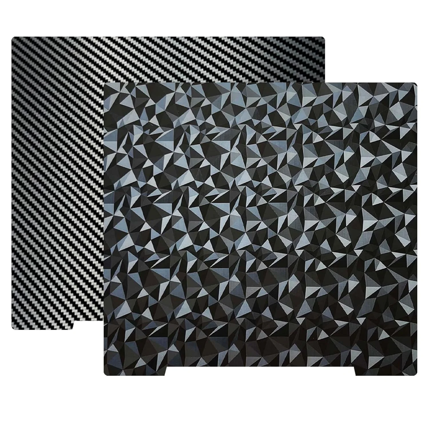 سکوی چاپگر سه بعدی ارتقا یافته JUUPINE برای صفحه ساخت Prusa i3 MK3، ورق انعطاف پذیر فولادی فنری PET فیبر کربنی + PEO الماس دو طرفه 241x253.8 میلی متر برای چاپگر سه بعدی Prusa I3 MK2 2.5S MK52 MK3S MK3S+ MK4