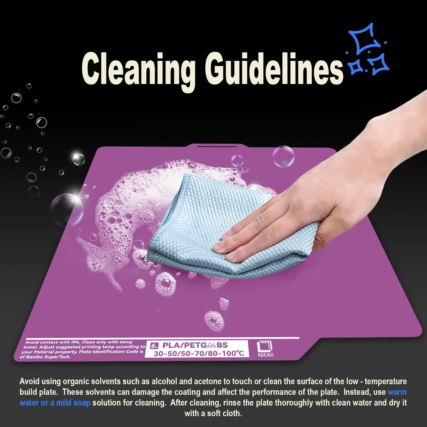 صفحه ساخت پرینتر سه بعدی با قطر 330 میلی‌متر برای Flsun S1 pro، دو طرفه مغناطیسی سازگار، ورق فولادی فنری با بافت، بدون نیاز به چسب، فناوری پوشش ثبت شده PLU