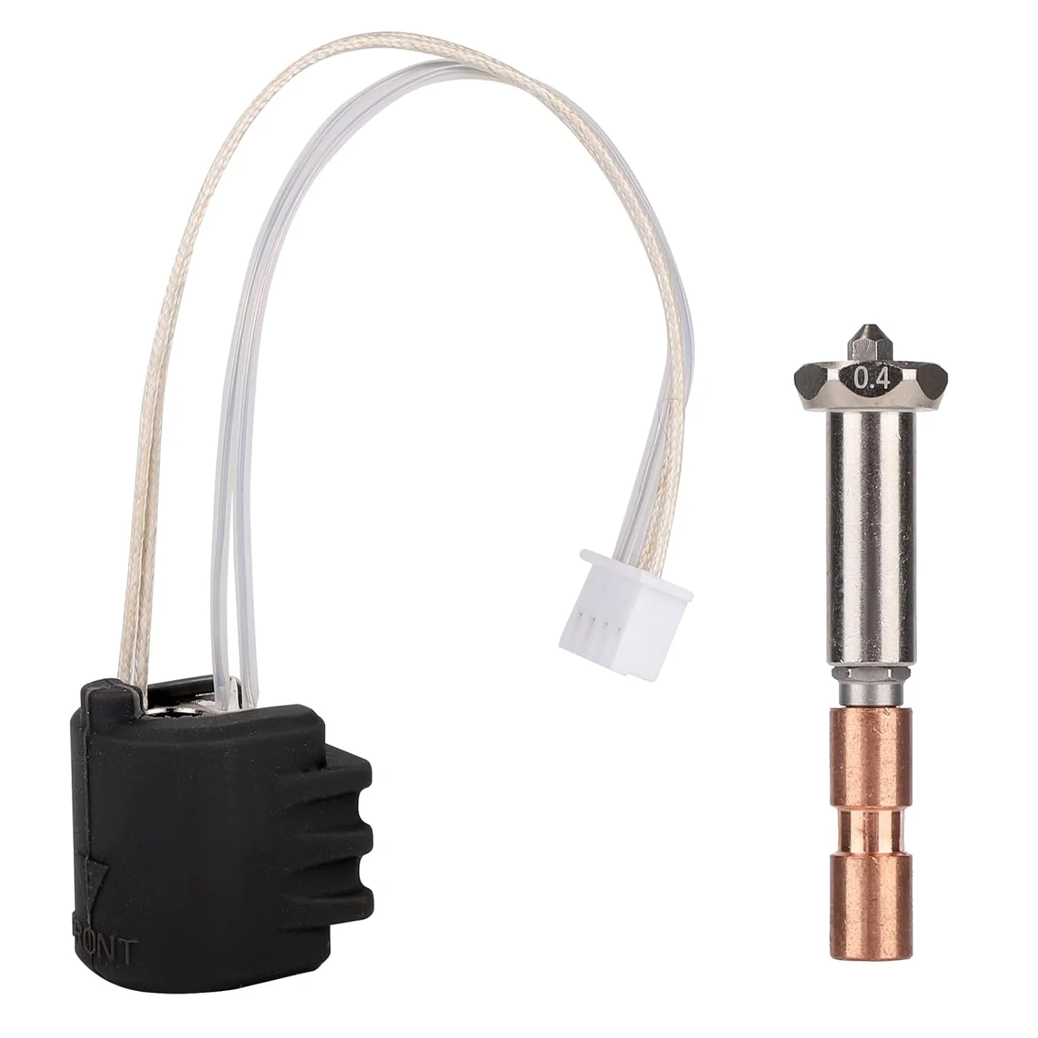 نازل یکپارچه 0.4 میلی‌متری و مجموعه گرمایش هات اند برای Anycubic Kobra 3 Max & Combo، نازل یکپارچه با جریان بالا، جایگزین هد چاپ پرسرعت