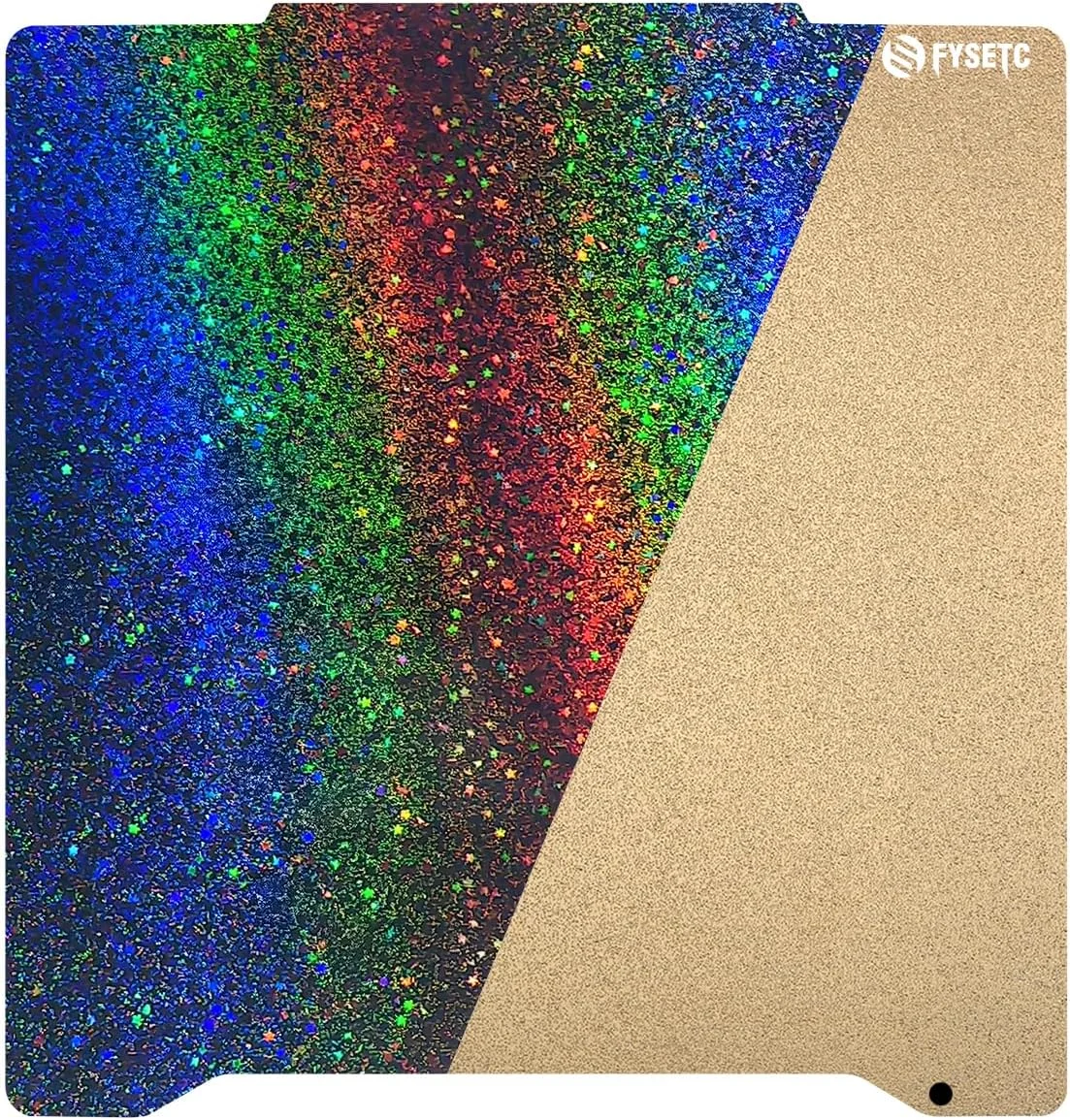 لوازم جانبی پرینتر سه بعدی PrusaMini: پوشش PEI با بافت 7.7x7.4 اینچ/ 196.3x190 میلی متر - فیلم PEY رنگارنگ و براق ویژه، صفحه ساخت فولادی انعطاف پذیر BCZAMD