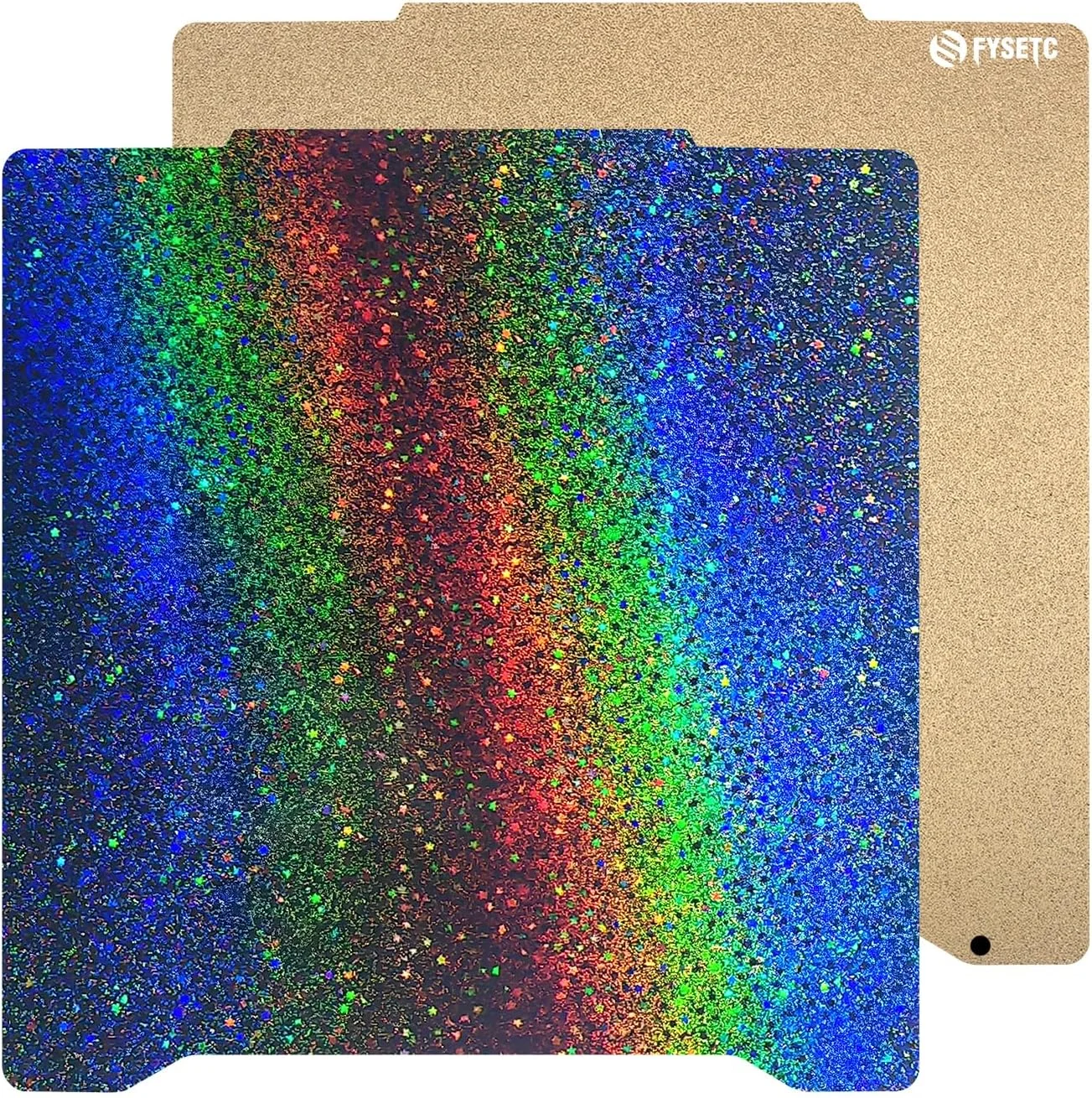 لوازم جانبی پرینتر سه بعدی PrusaMini: پوشش PEI با بافت 7.7x7.4 اینچ/ 196.3x190 میلی متر - فیلم PEY رنگارنگ و براق ویژه، صفحه ساخت فولادی انعطاف پذیر BCZAMD