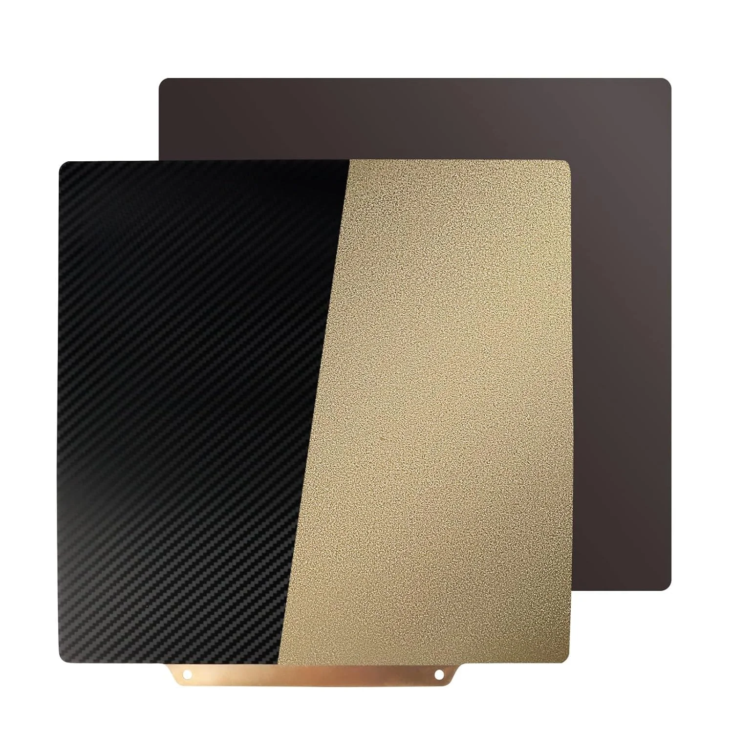 صفحه ساخت مغناطیسی IdeaFormer فیبر کربنی صاف PET+PEI با بافت 300x300mm، بستر چاپ انعطاف پذیر PET+PEI برای LulzBot TAZ Workhorse,TAZ 3/4/5/6