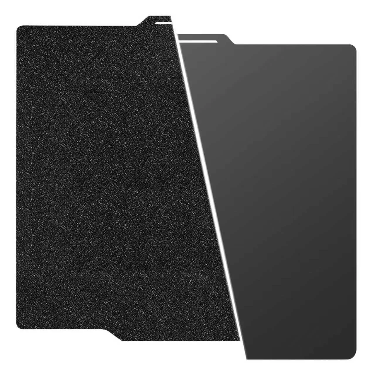 صفحه ساخت P1S برای Bambu Lab P2S/P1S/P1P/A1/X1C/X1E، ورق PEI با بافت دوگانه و صاف، 257.5x257.5 میلی متر، صفحه فولادی فنری انعطاف پذیر مشکی برای لوازم جانبی چاپگر سه بعدی