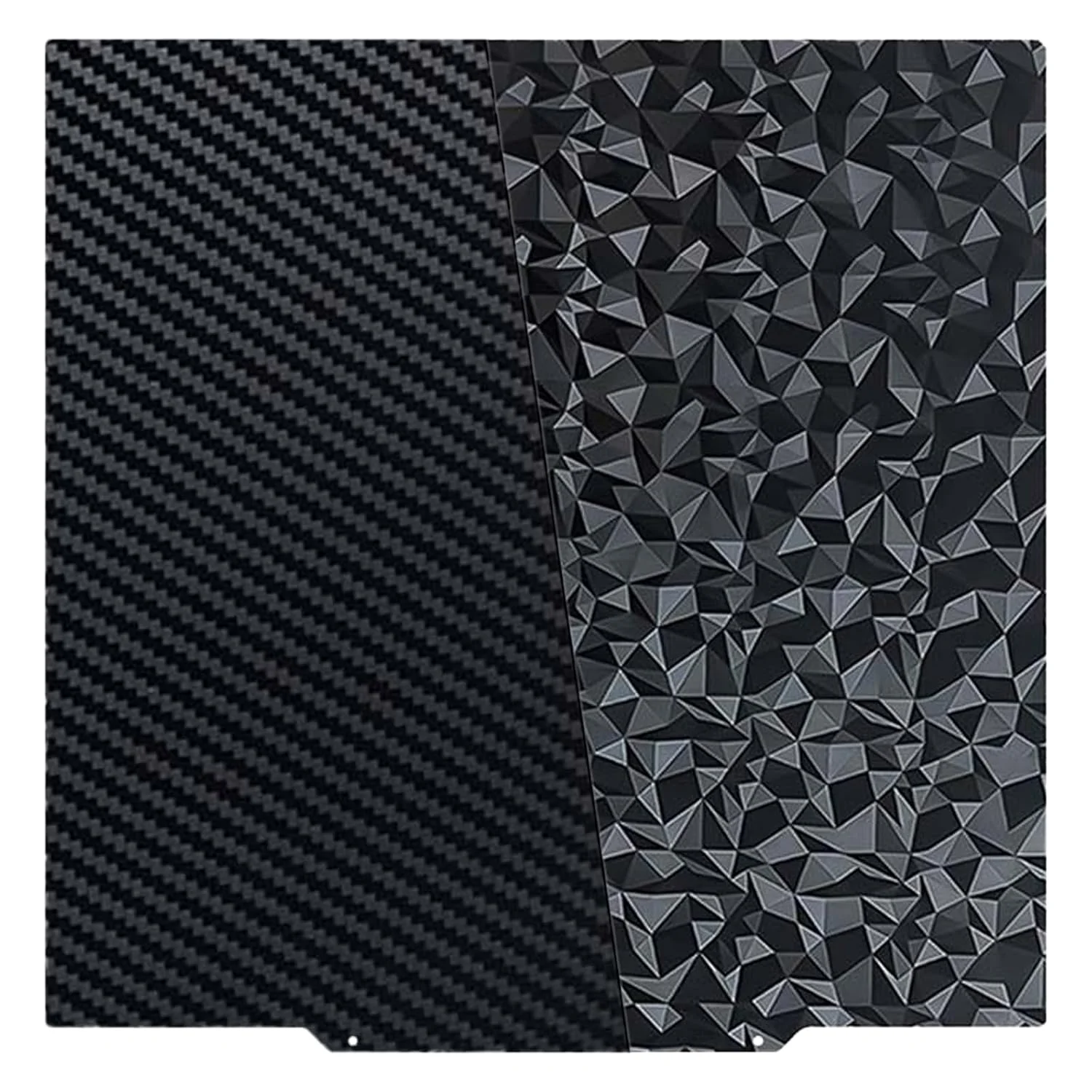 صفحه ساخت PEO PET صاف IdeaFormer ابعاد 250x250 میلی متر برای Ankermake M5، پلتفرم تخت فولادی فنری PET فیبر کربنی + PEO الماسی انعطاف پذیر برای Ankermake M5 برای پرینترهای سه بعدی QIDI Q1 Pro