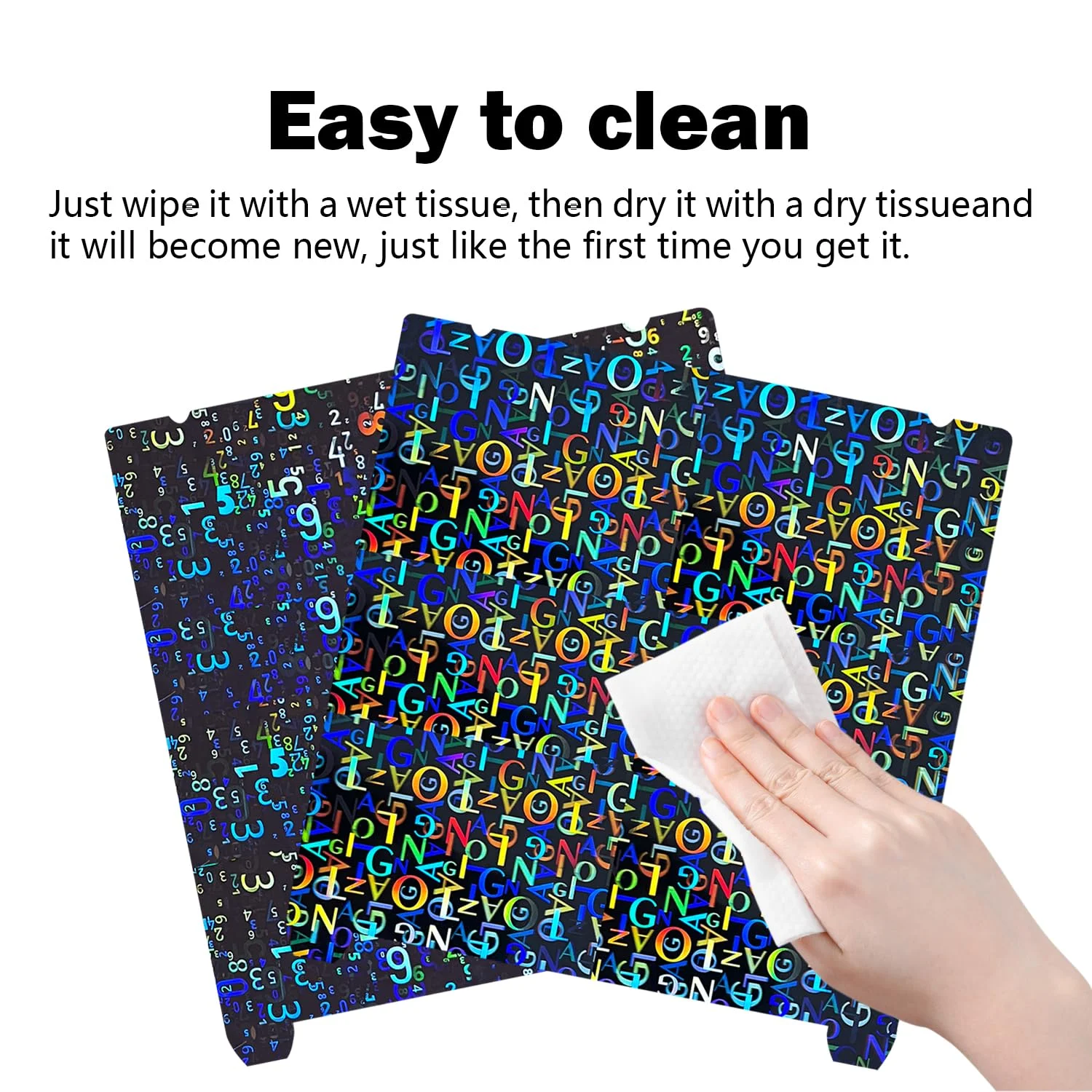 صفحه ساخت دو طرفه برای نپتون 3 پرو H1H صفحه صاف تخت گرم شونده صفحه چاپ بستر فولادی فنری انعطاف پذیر برای چاپگر سه بعدی Elegoo Neptune 3 Pro/Neptune 4 Pro (حرف + عدد)