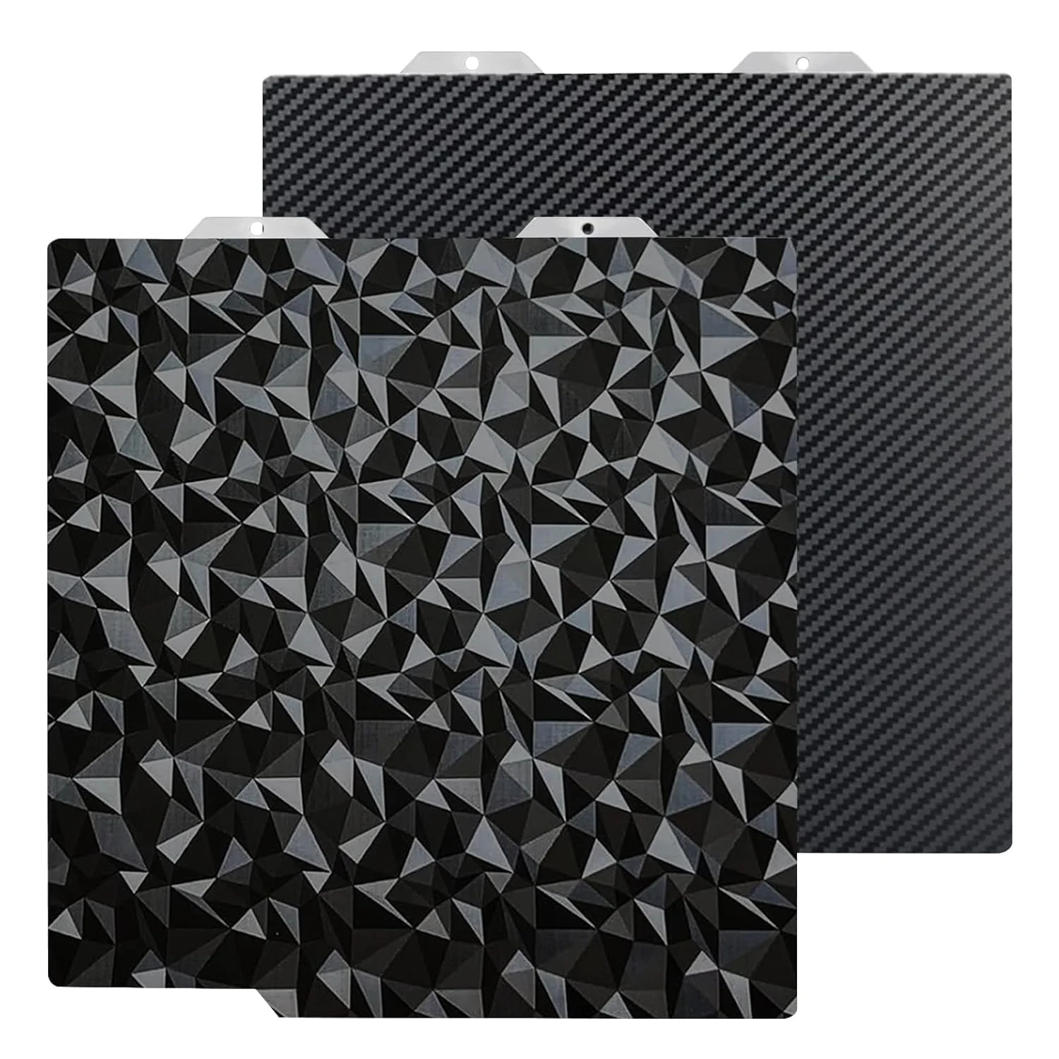 صفحه ساخت دو طرفه 184x184 میلی‌متری PET+PEO برای Bambu Lab A1 Mini، صفحه فولادی فنری PET با روکش فیبر کربنی PEO الماسی صاف برای پرینتر سه بعدی Bambu Labs