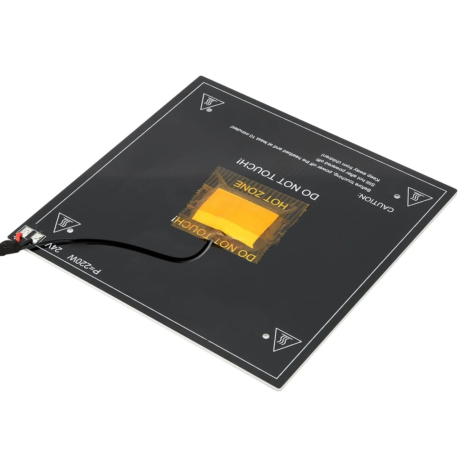 صفحه گرمایش تخت پرینتر سه بعدی BrandX Ender 3، لوازم جانبی صنعتی برای تجربه چاپ پایدار و بادوام، 235x235x3 میلی متر