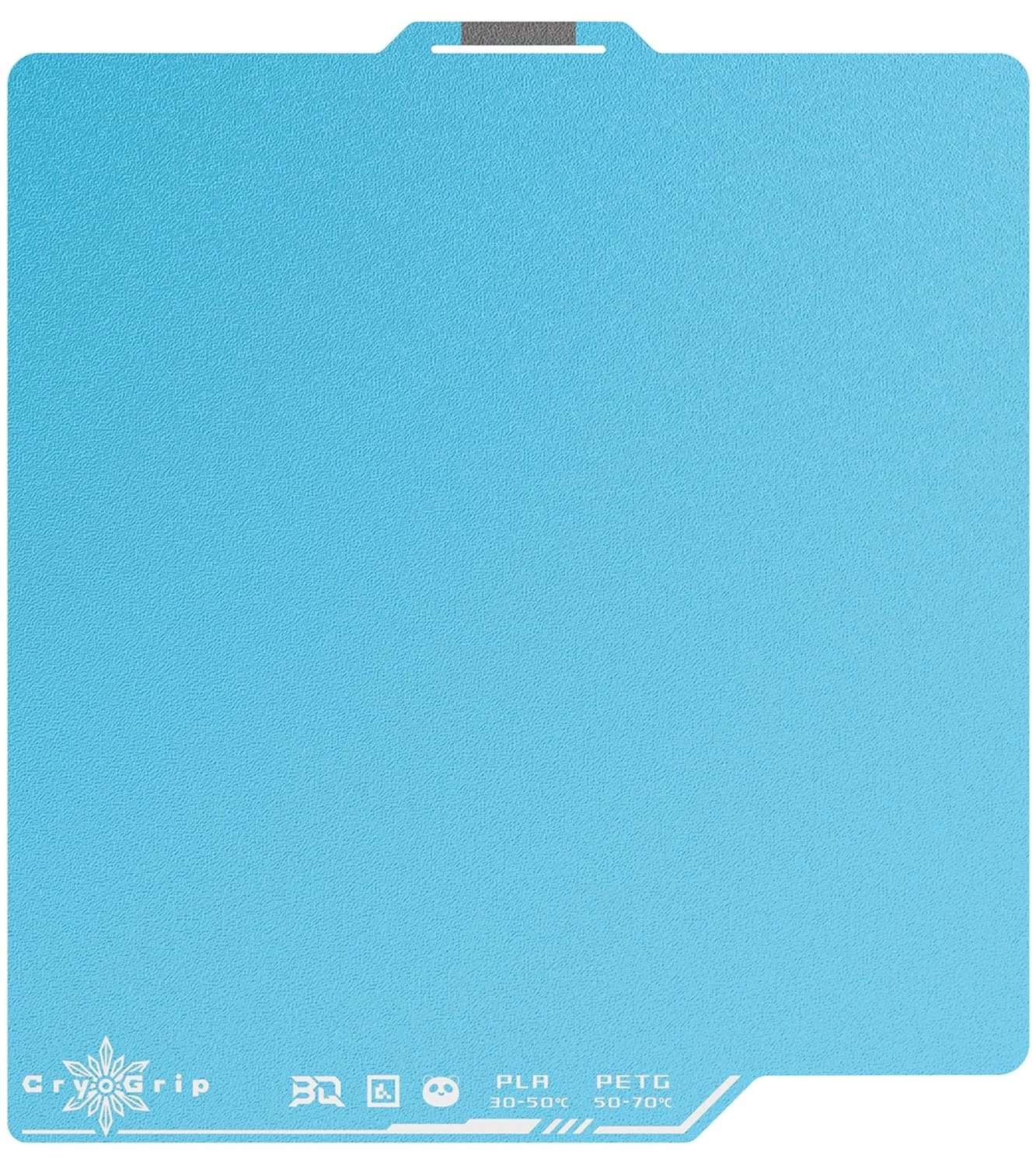 صفحه ساخت BIQU Cryogrip Pro Frostbite Panda با ابعاد 257x257 میلی‌متر برای پرینتر سه بعدی Bambu-Lab P1P, P1S, X1C, X1E, A1