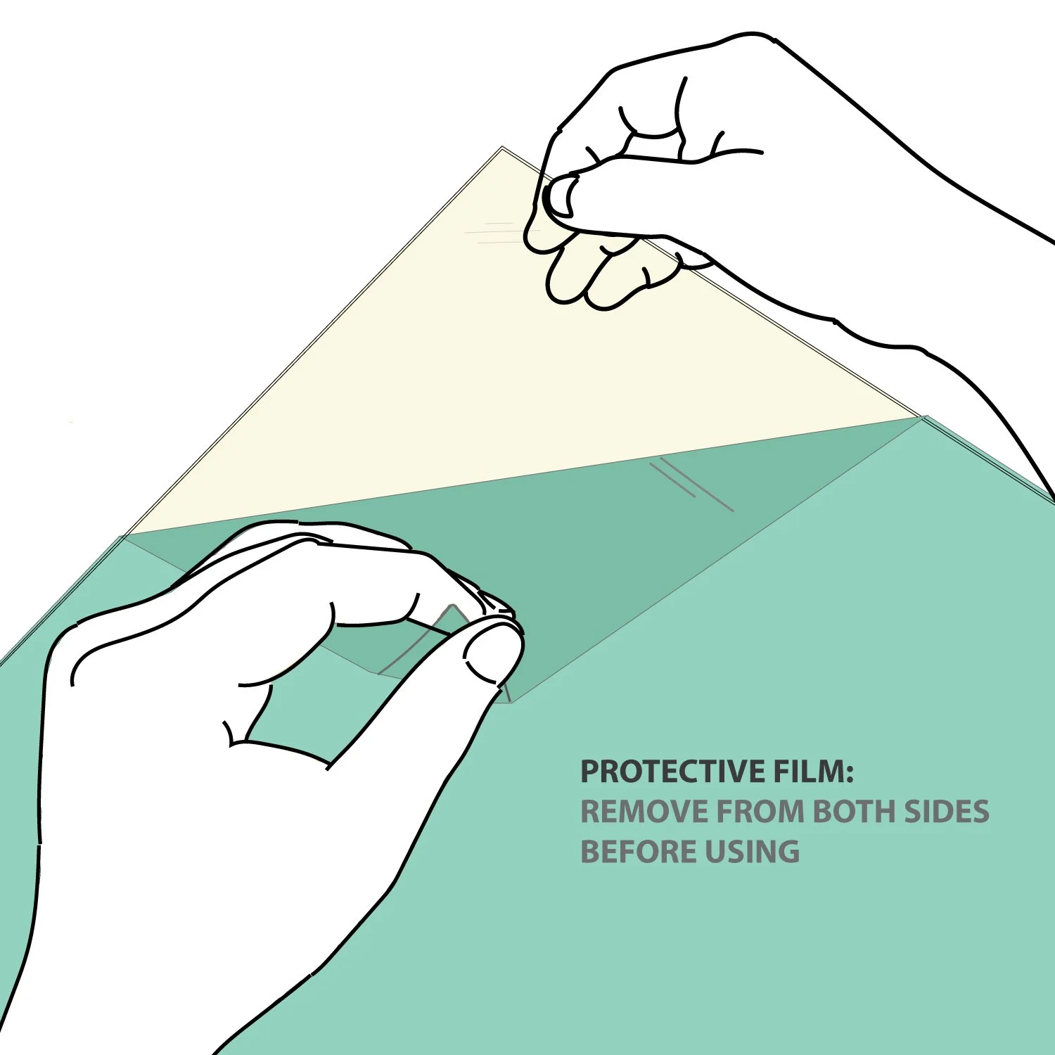 ورق PEI گیزمودورکس 4.7" x 4.7" (120mm x 120mm) ضخامت 1mm سطح ساخت برای پرینتر سه بعدی، ساخت آمریکا