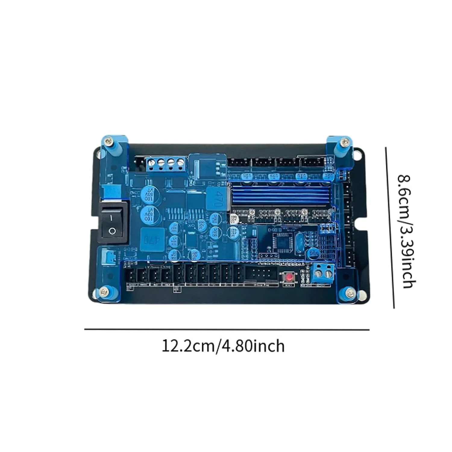 برد کنترلر 3 محوره Grbl 5.2 USB، نصب آسان، ماژول قابل حمل ارتقا یافته DIY برای دستگاه برش حکاکی CNC