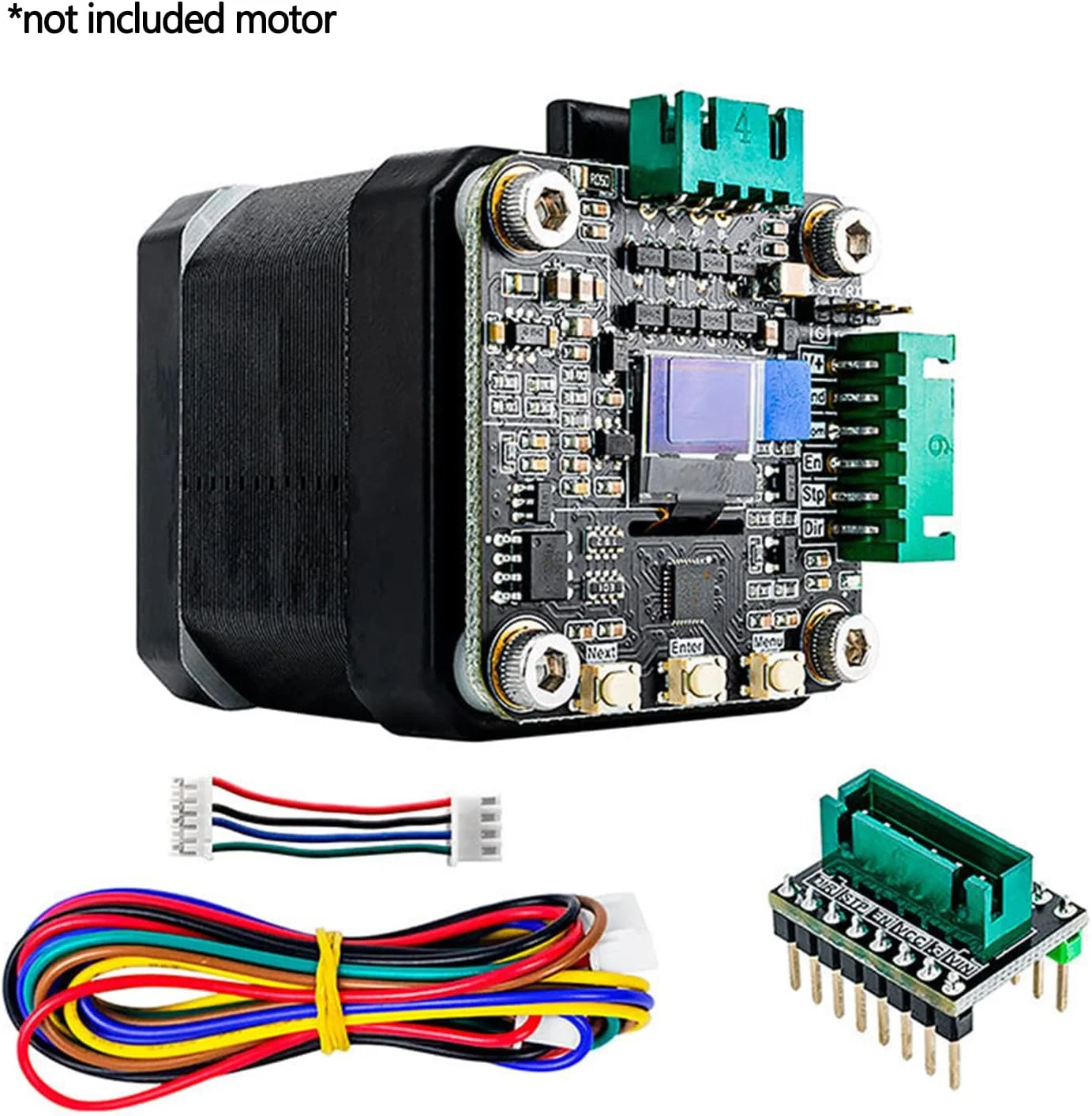 موتور پله‌ای SERVO42C PCBA با کنترلر ARM 32 بیتی سروو حلقه بسته SMT32 و مناسب برای موتورهای سروو 17 پرینتر