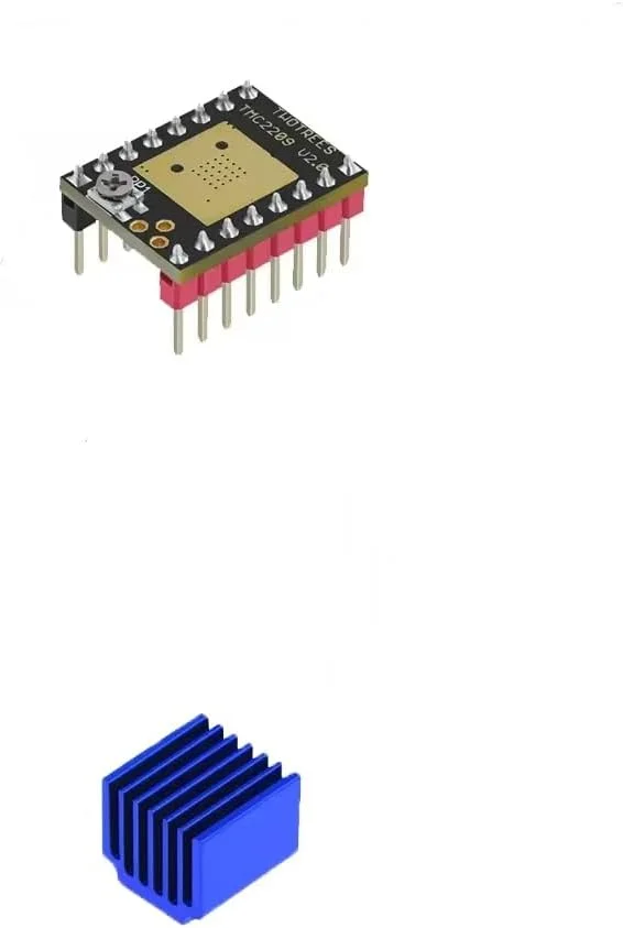 کنترلر درایور استپر TMC2209، برد درایور موتور پله ای TMC 2209، ماژول Stepstick برای موتور Nema 17 (3 عدد)