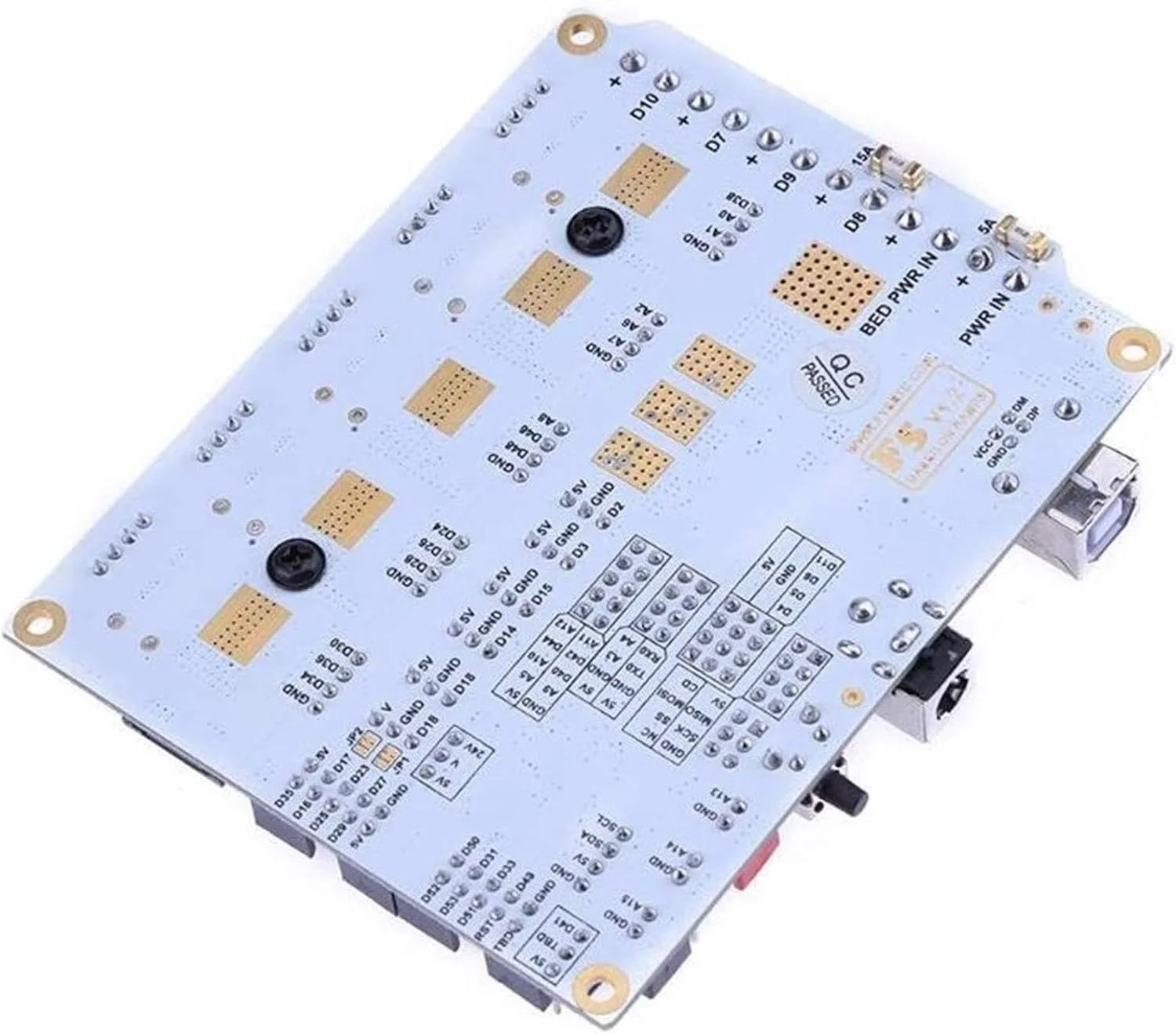 برد اصلی کنترل V1.2 F5 بر پایه ATMEGA2560 جایگزین MKS-BASE1.4 و Ramps1.4 پشتیبانی از صفحه نمایش 2004/12864/TFT32/TFT28 برای ماژول های درایور پرینتر سه بعدی